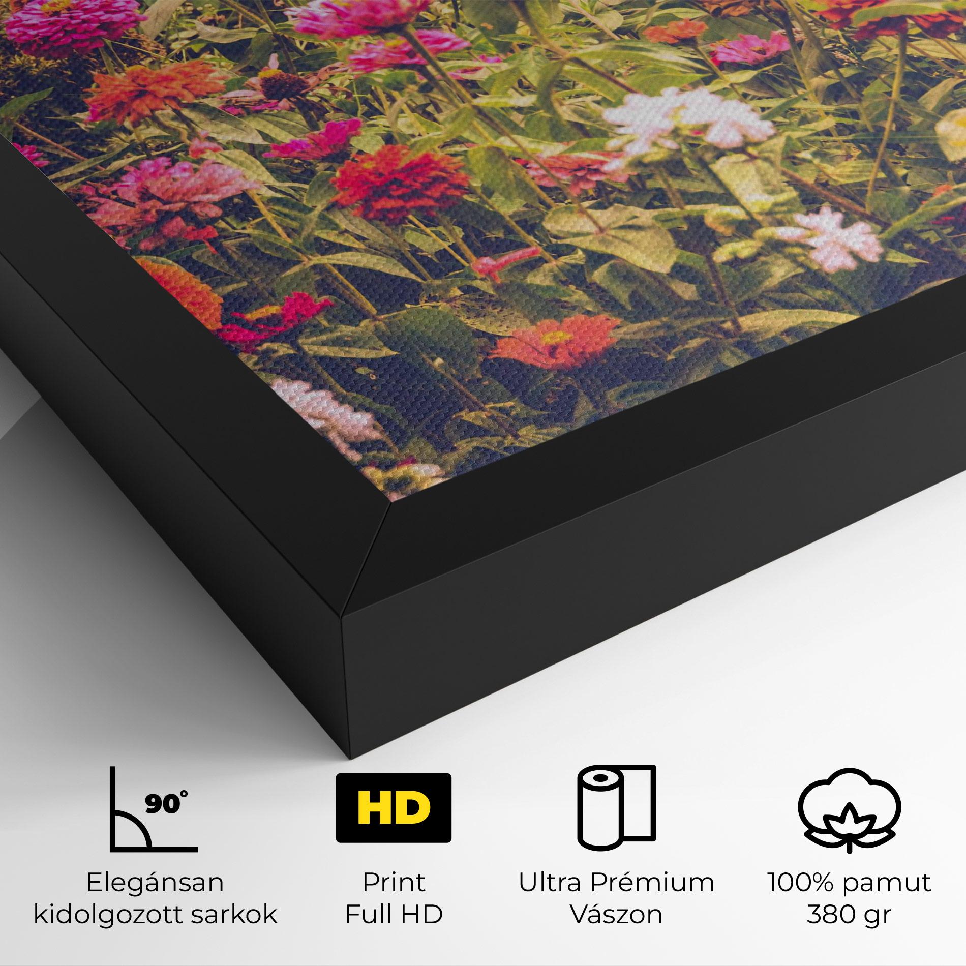 Vászonkép Colorful Wild Field mockup 4