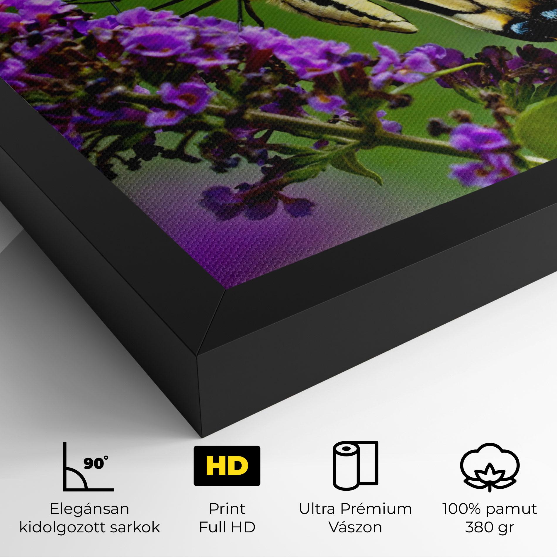 Vászonkép Cream Wild Butterfly mockup 4