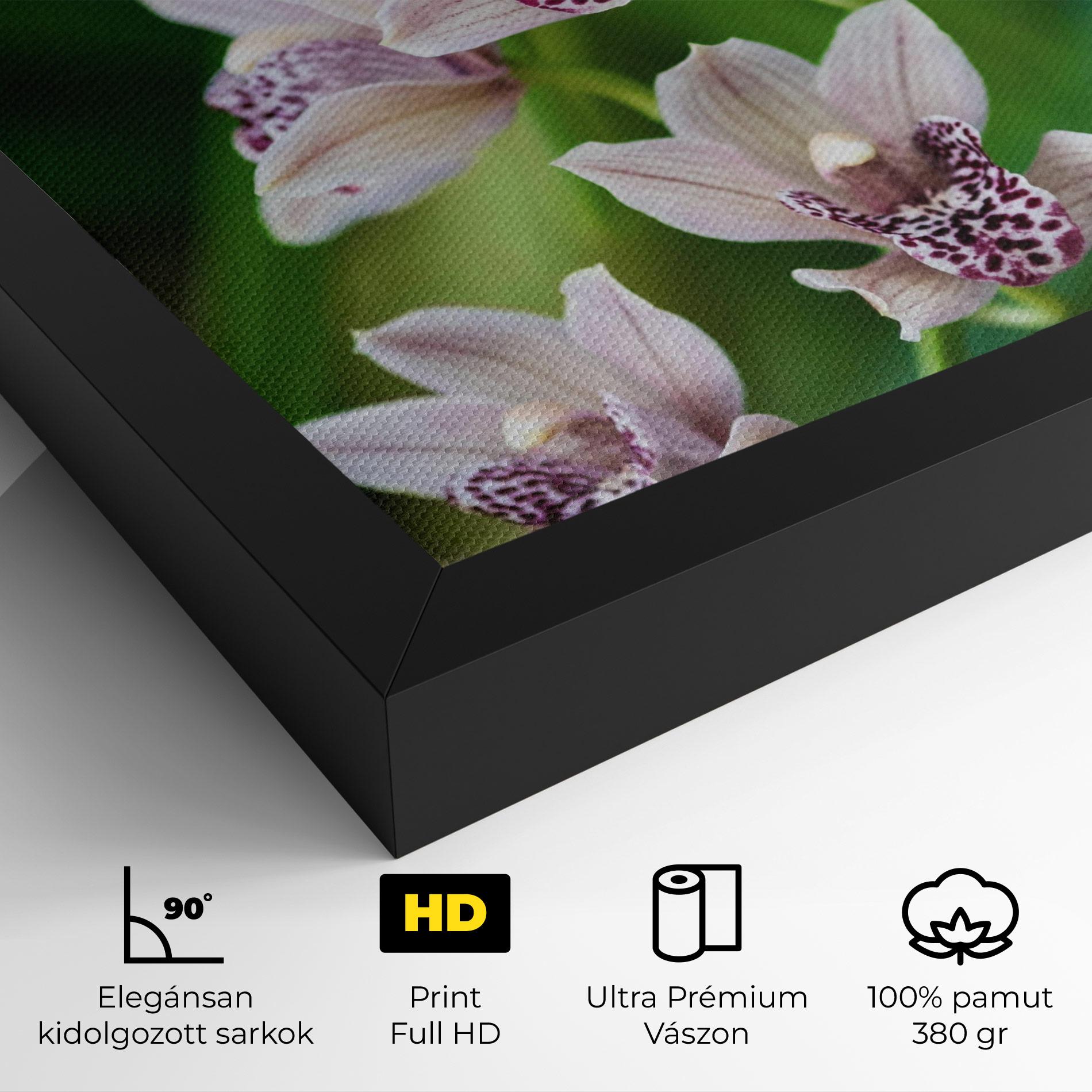 Vászonkép Cymbidium Orchid mockup 4
