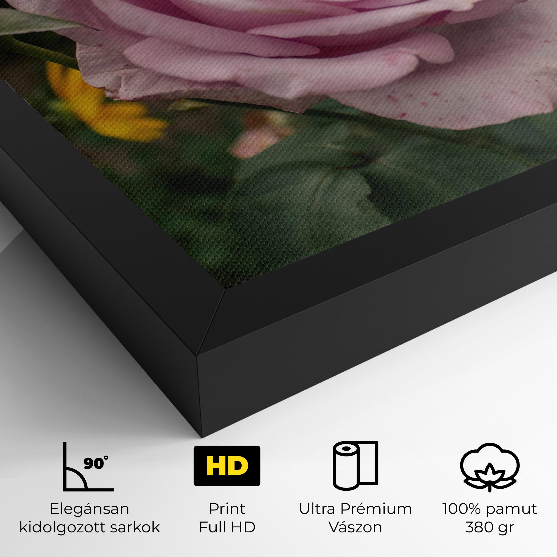 Vászonkép Garden Pink Rose mockup 4