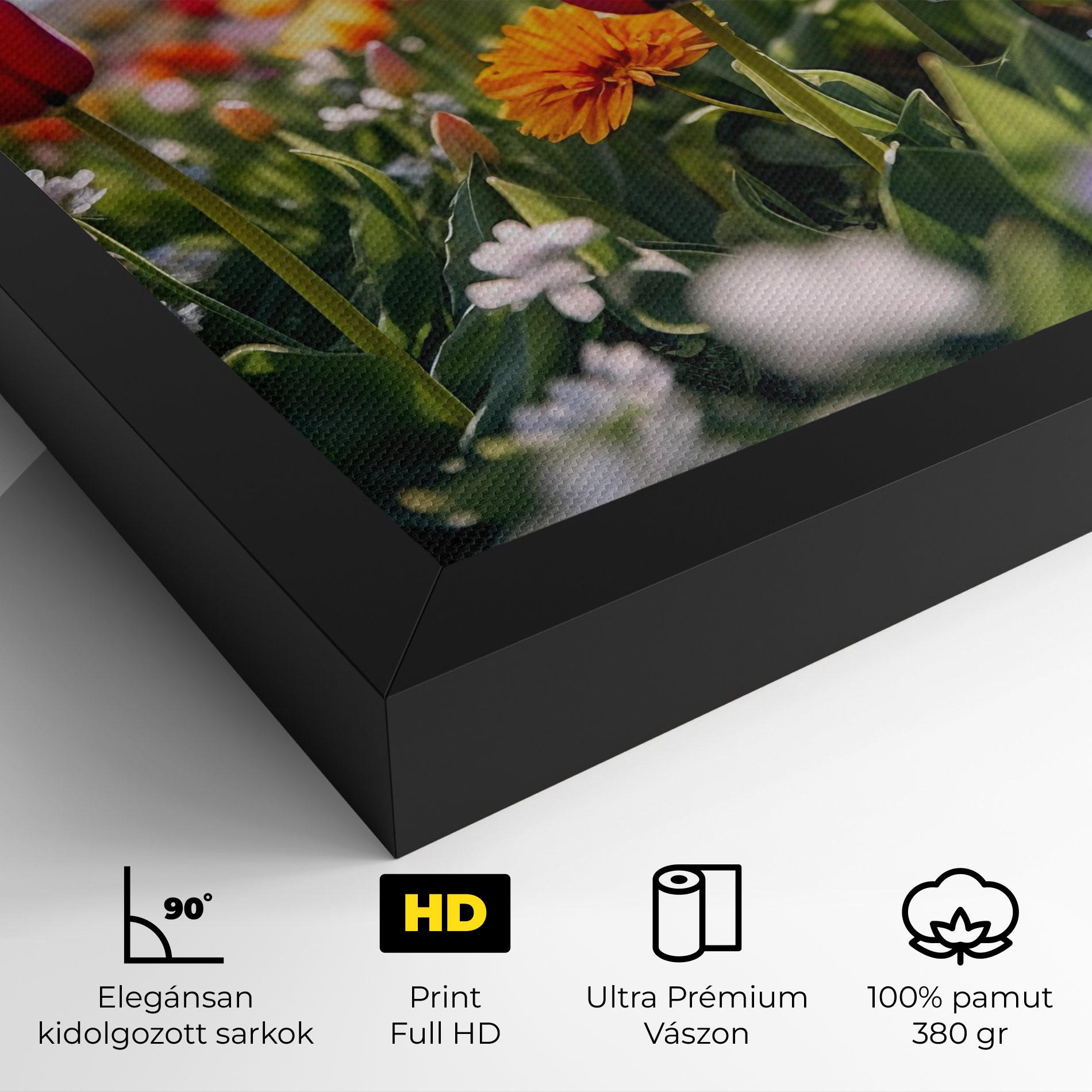 Vászonkép Garden Tulips Mix mockup 4