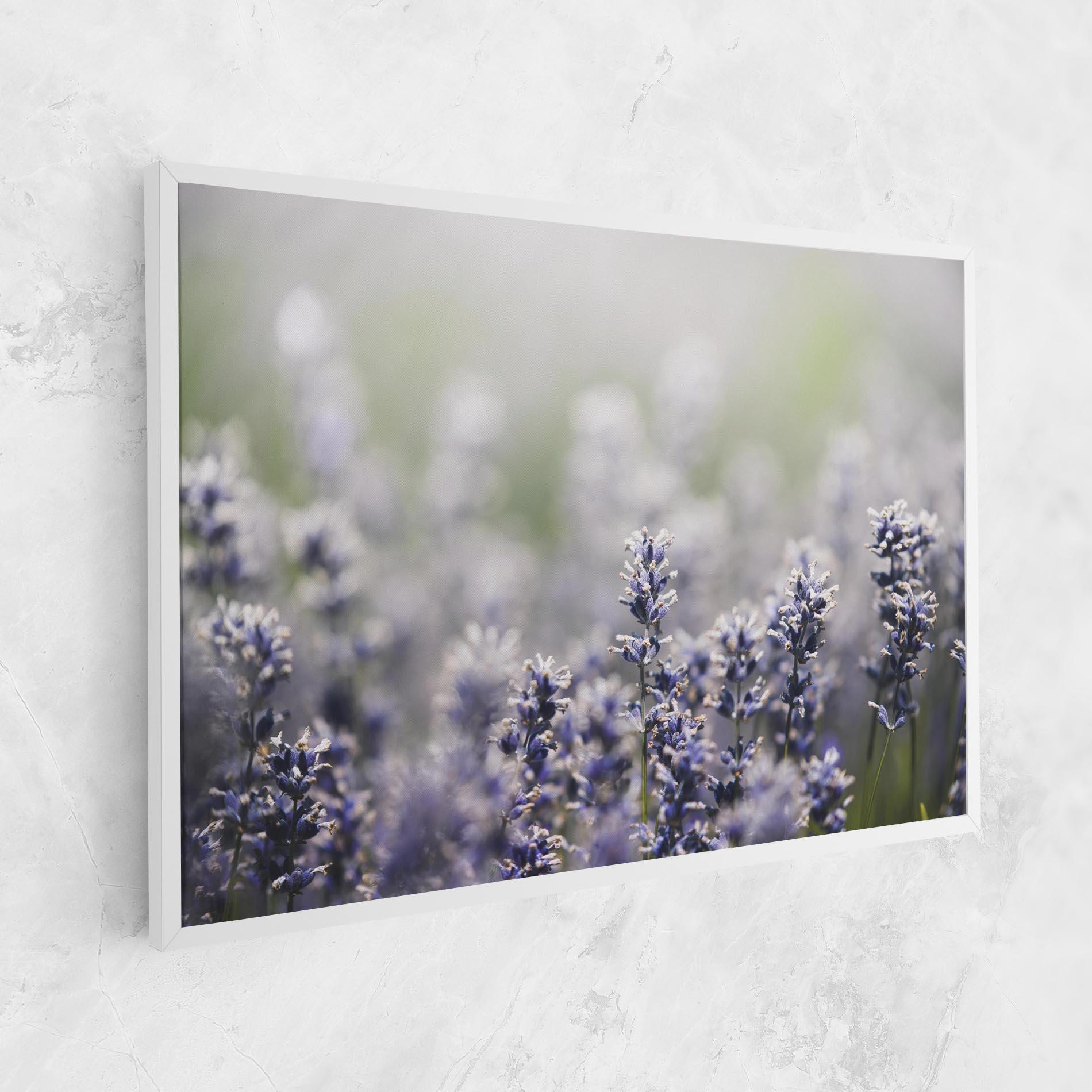Vászonkép White Purple Wild mockup 1