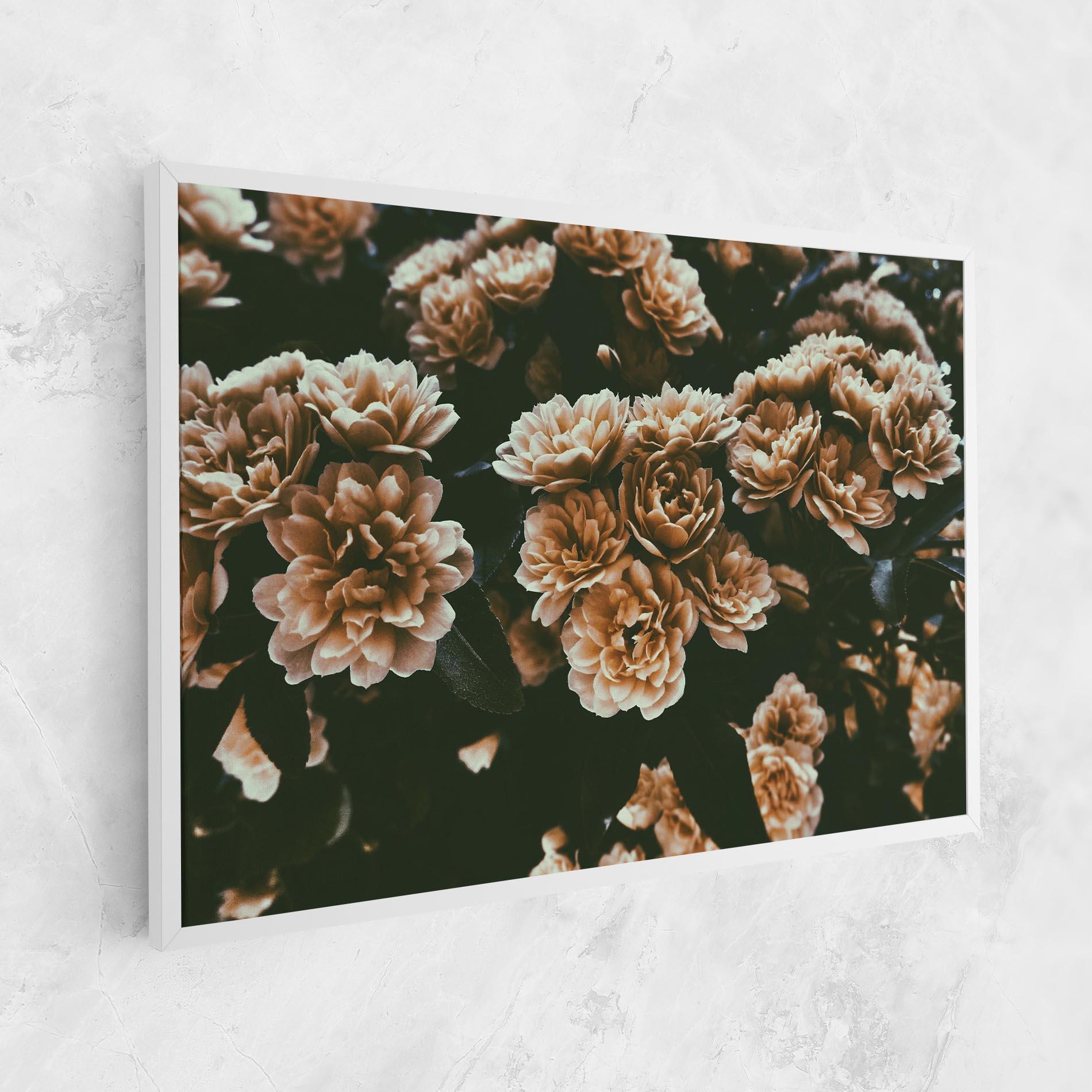 Vászonkép Wild Cream Flower mockup 1