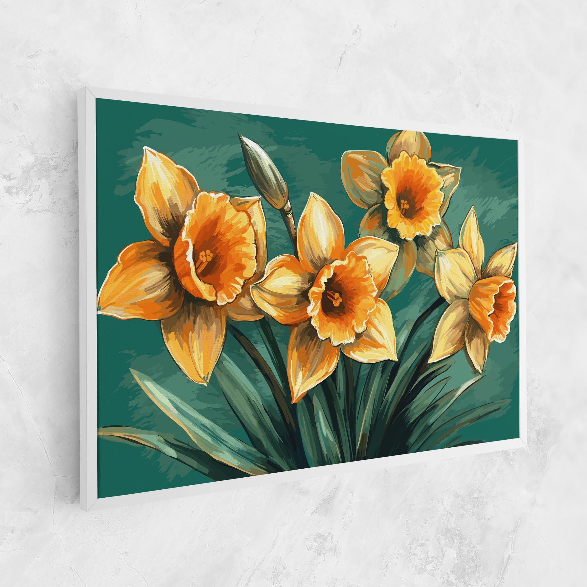 Vászonkép Yellow Wild Flower mockup 1