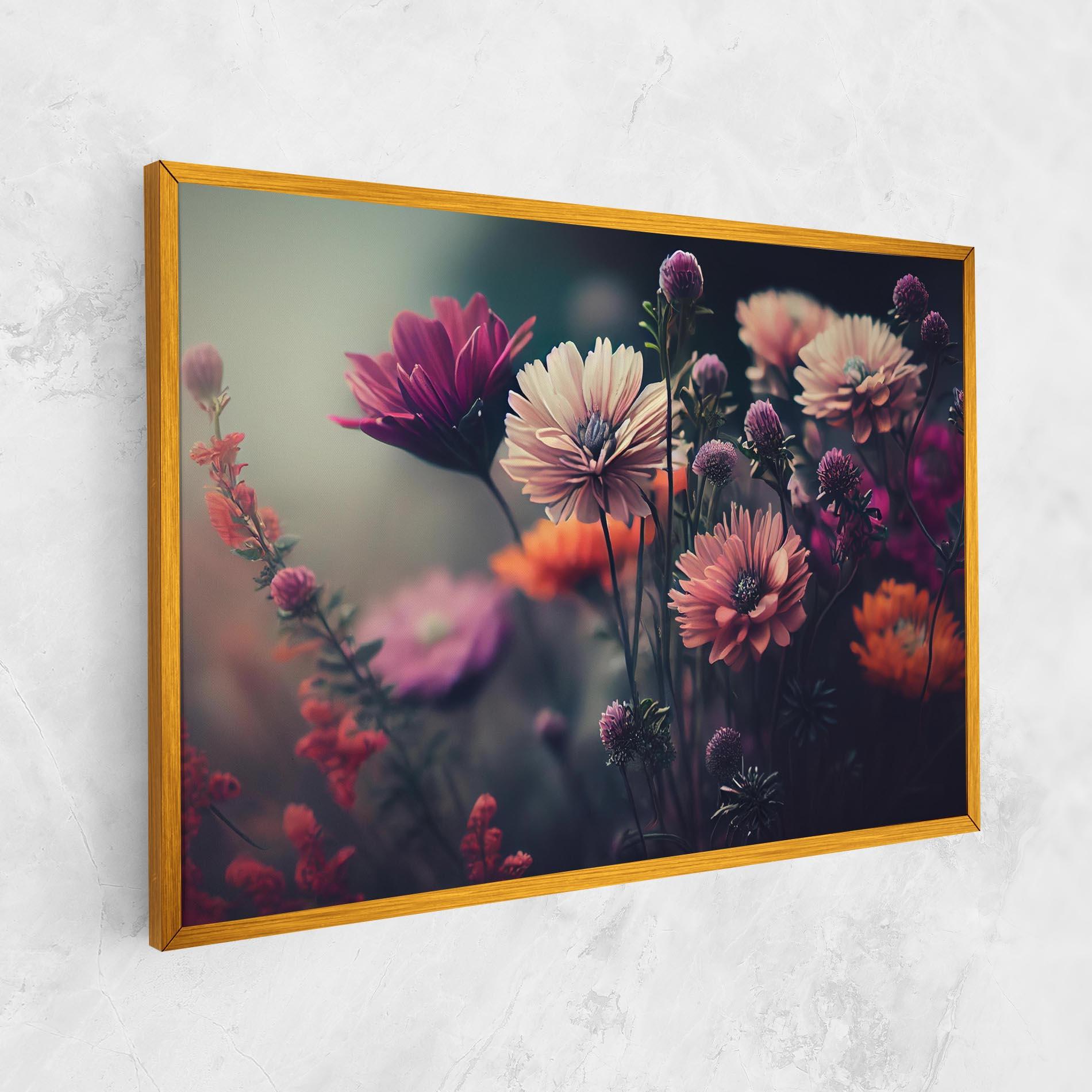 Vászonkép Beautiful Flower Garden mockup 1