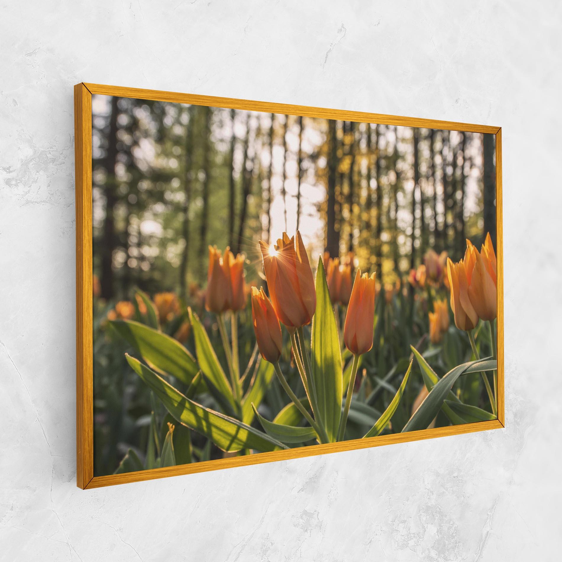 Vászonkép Forest Tulips mockup 1