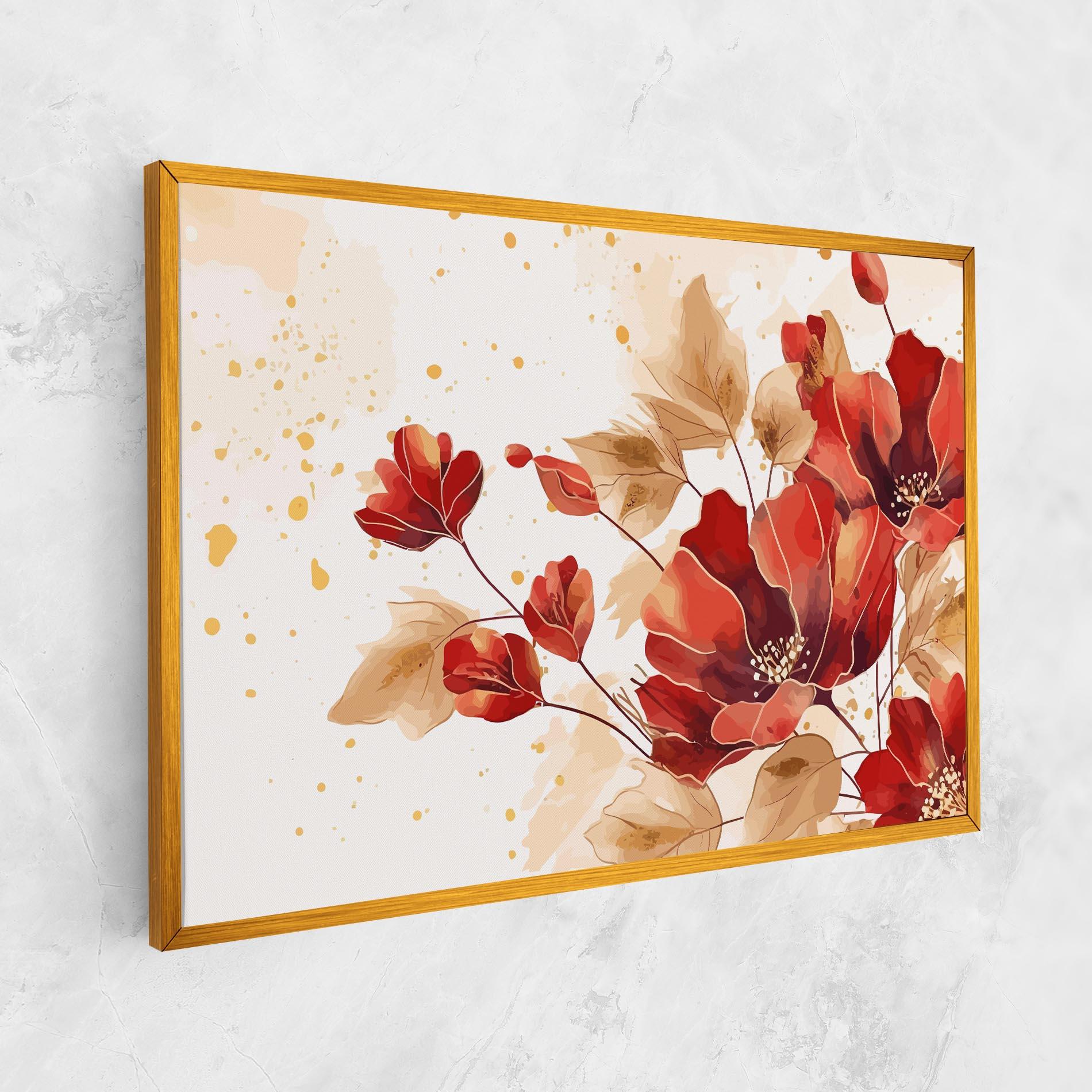 Vászonkép Red Wild Gold mockup 1