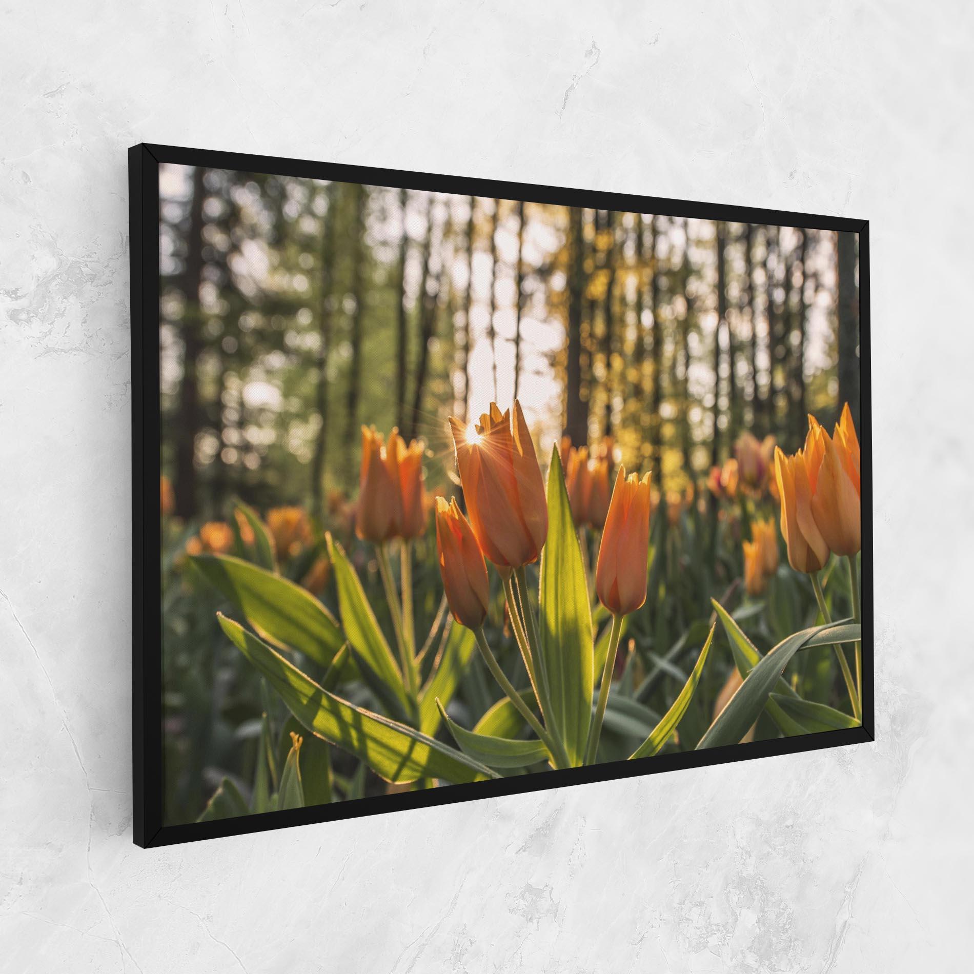 Vászonkép Forest Tulips mockup 1