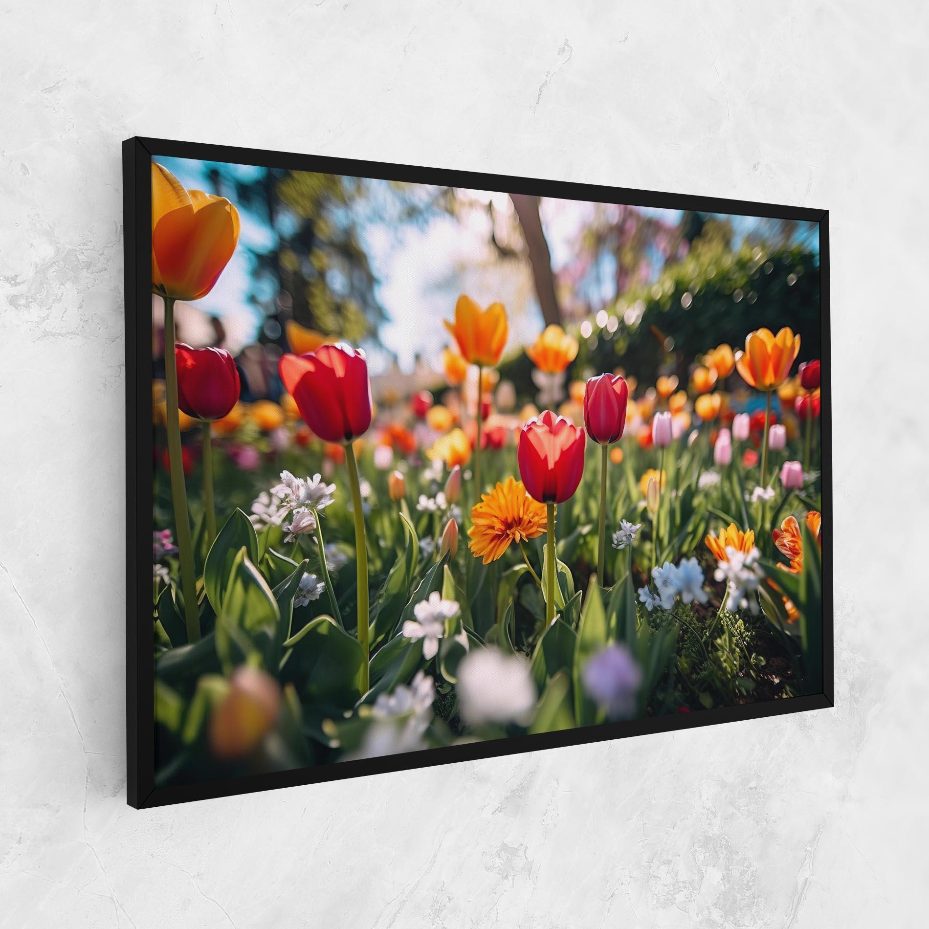 Vászonkép Garden Tulips Mix mockup 1