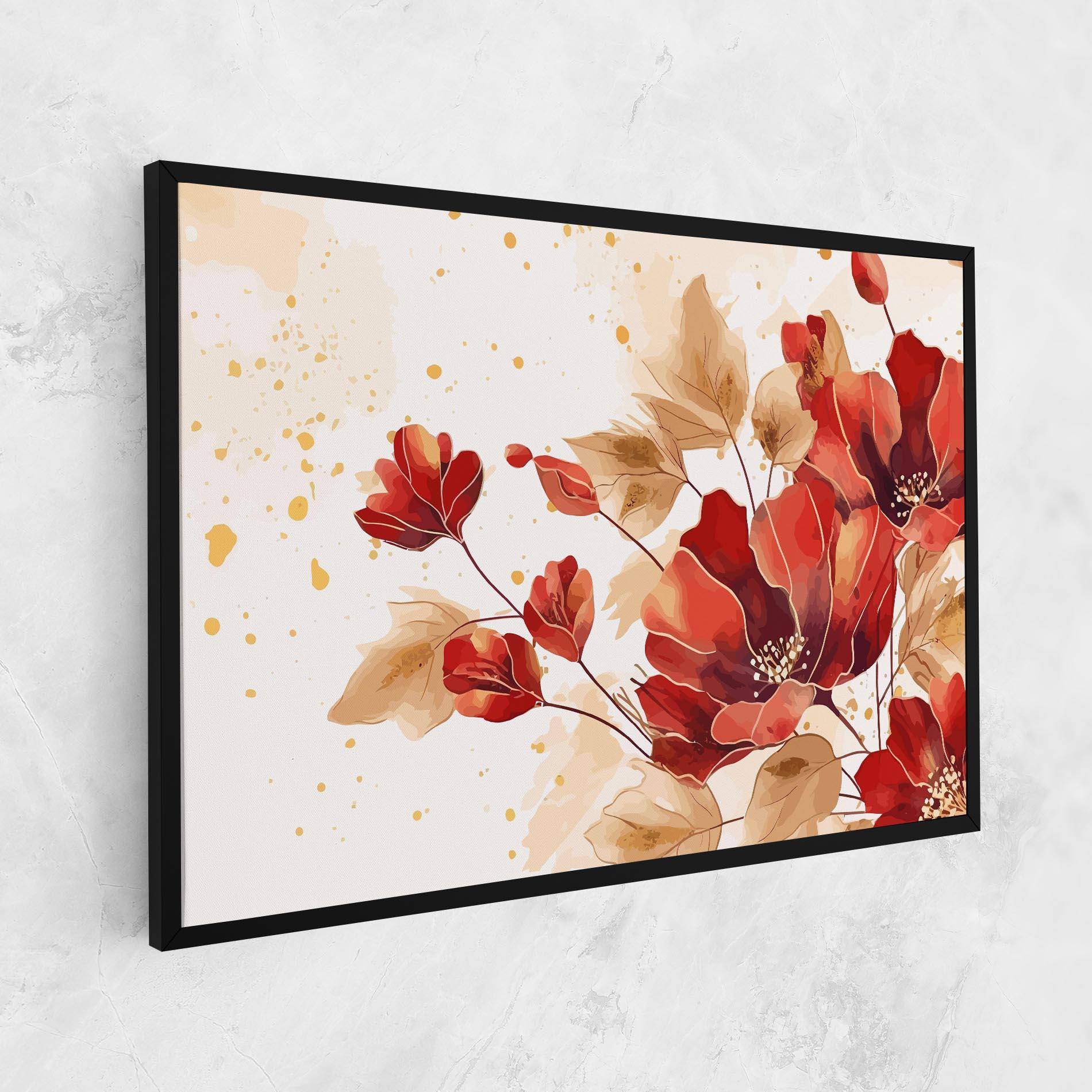 Vászonkép Red Wild Gold mockup 1