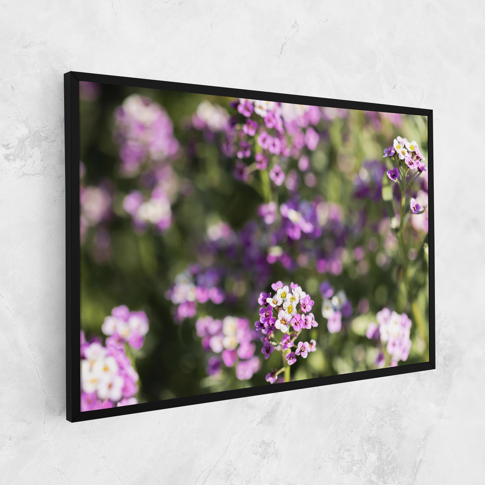 Vászonkép Wild Purple Field mockup 1