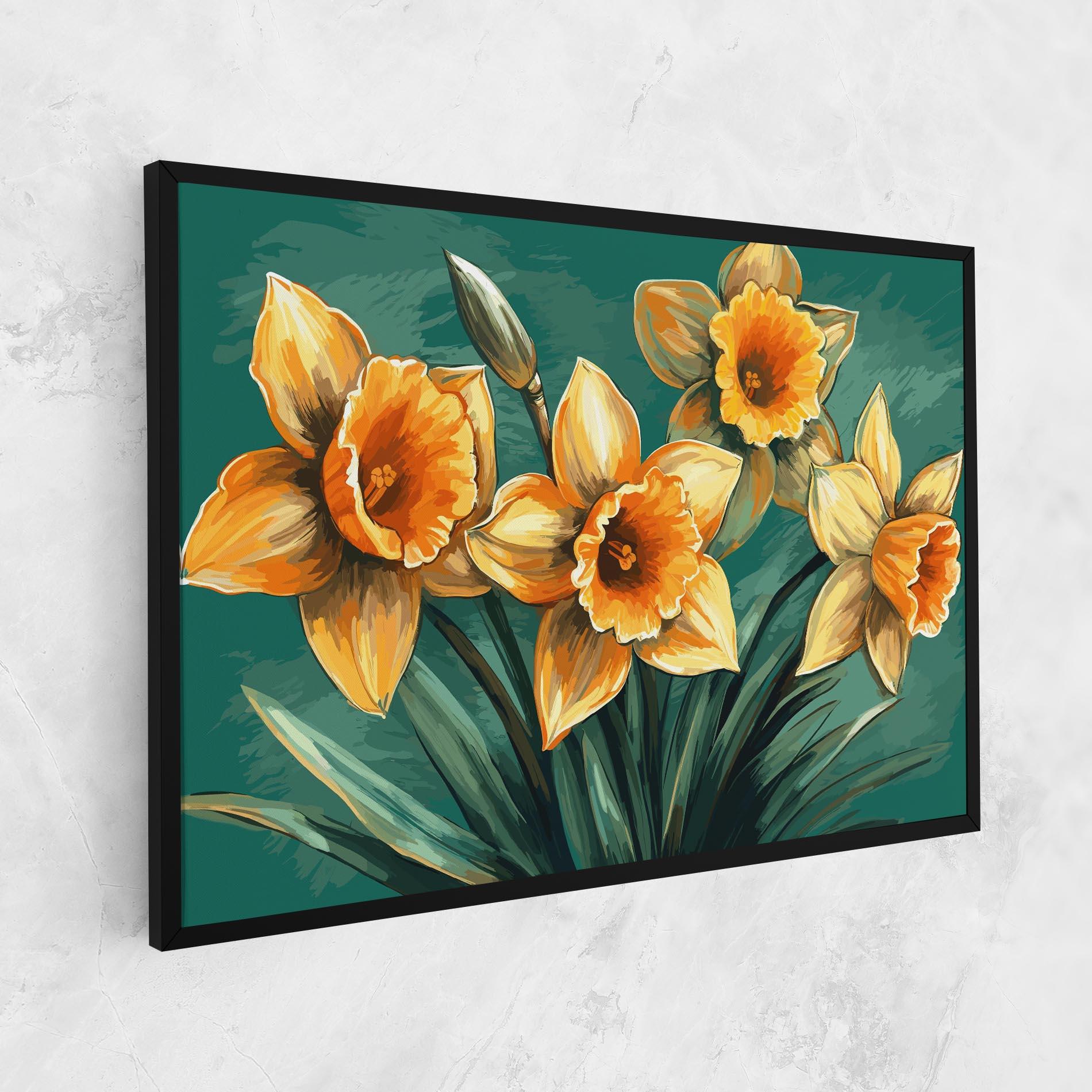 Vászonkép Yellow Wild Flower mockup 1