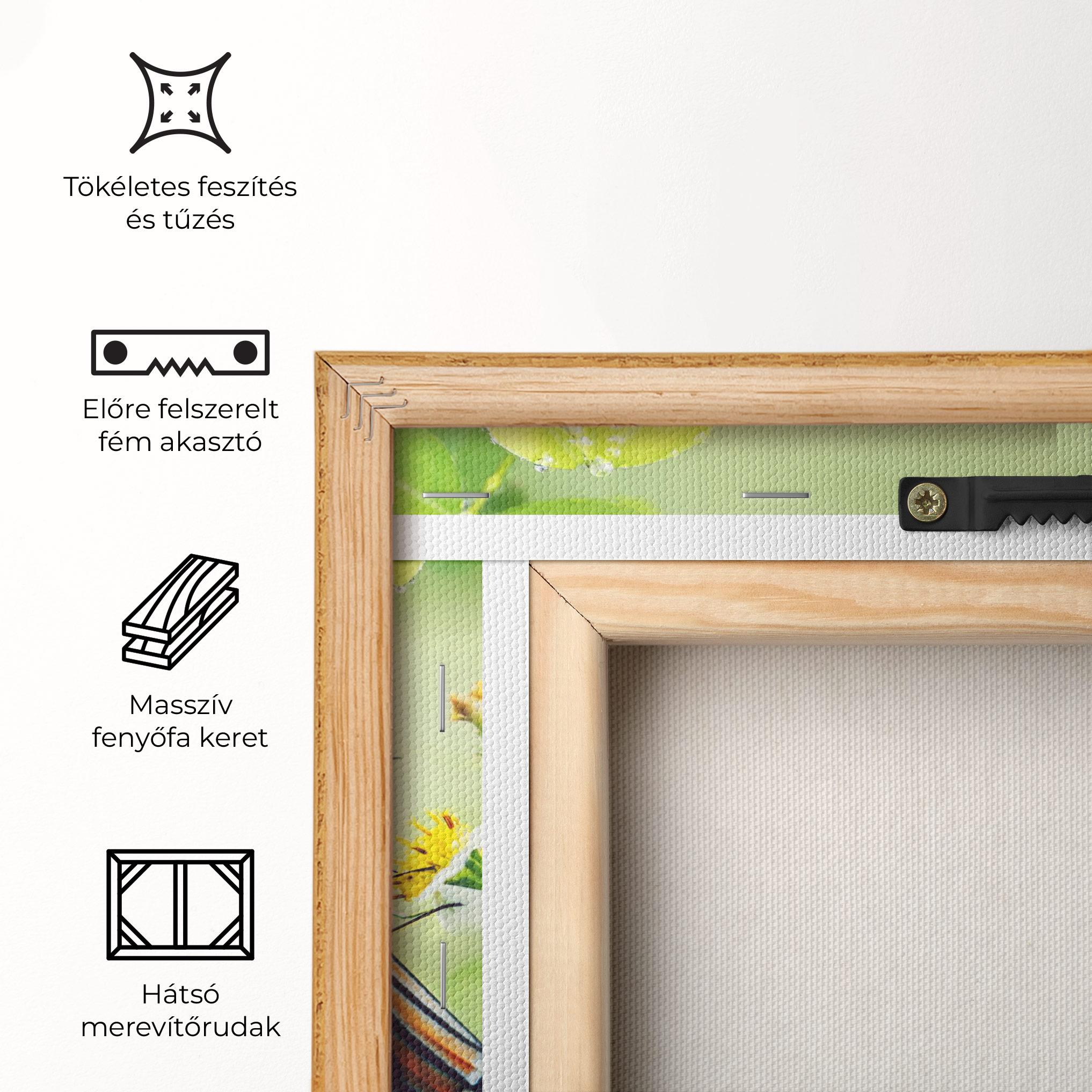 Vászonkép Butterfly Wild Plant mockup 5