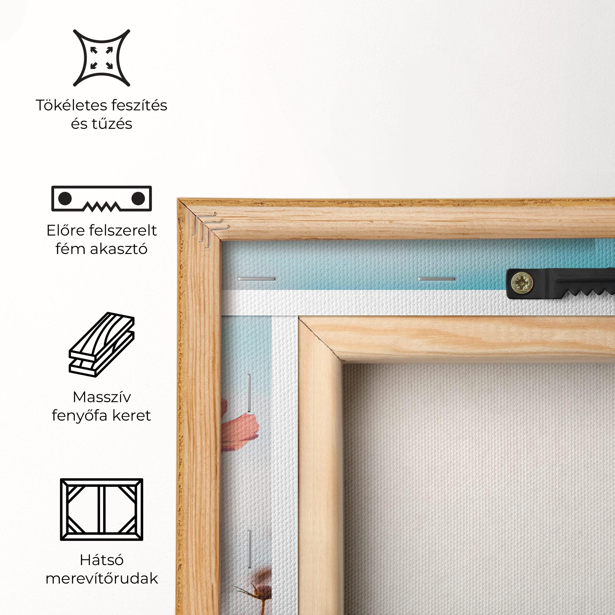 Vászonkép Cosmos Flowers Beautiful mockup 5