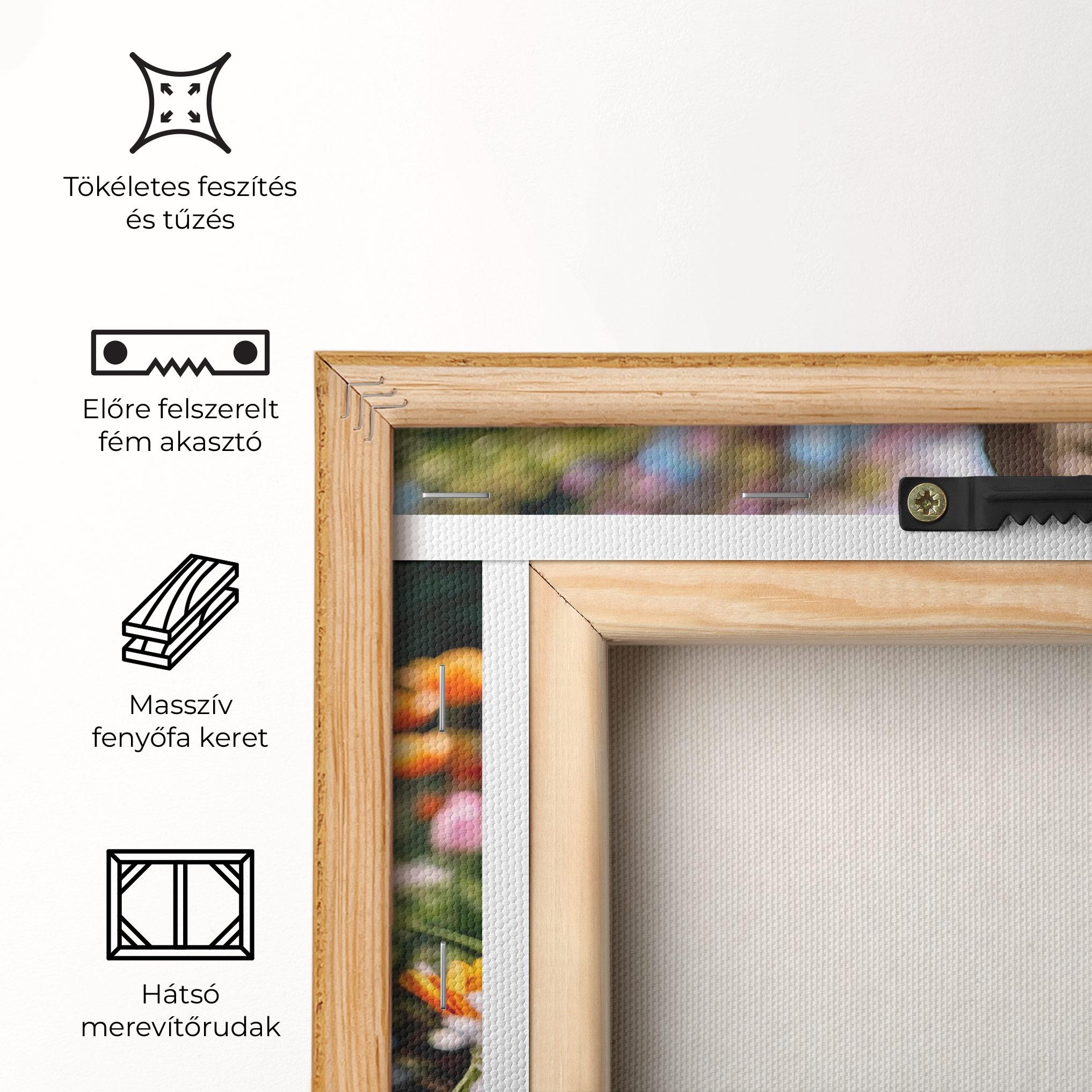 Vászonkép Garden Tulips Mix mockup 5