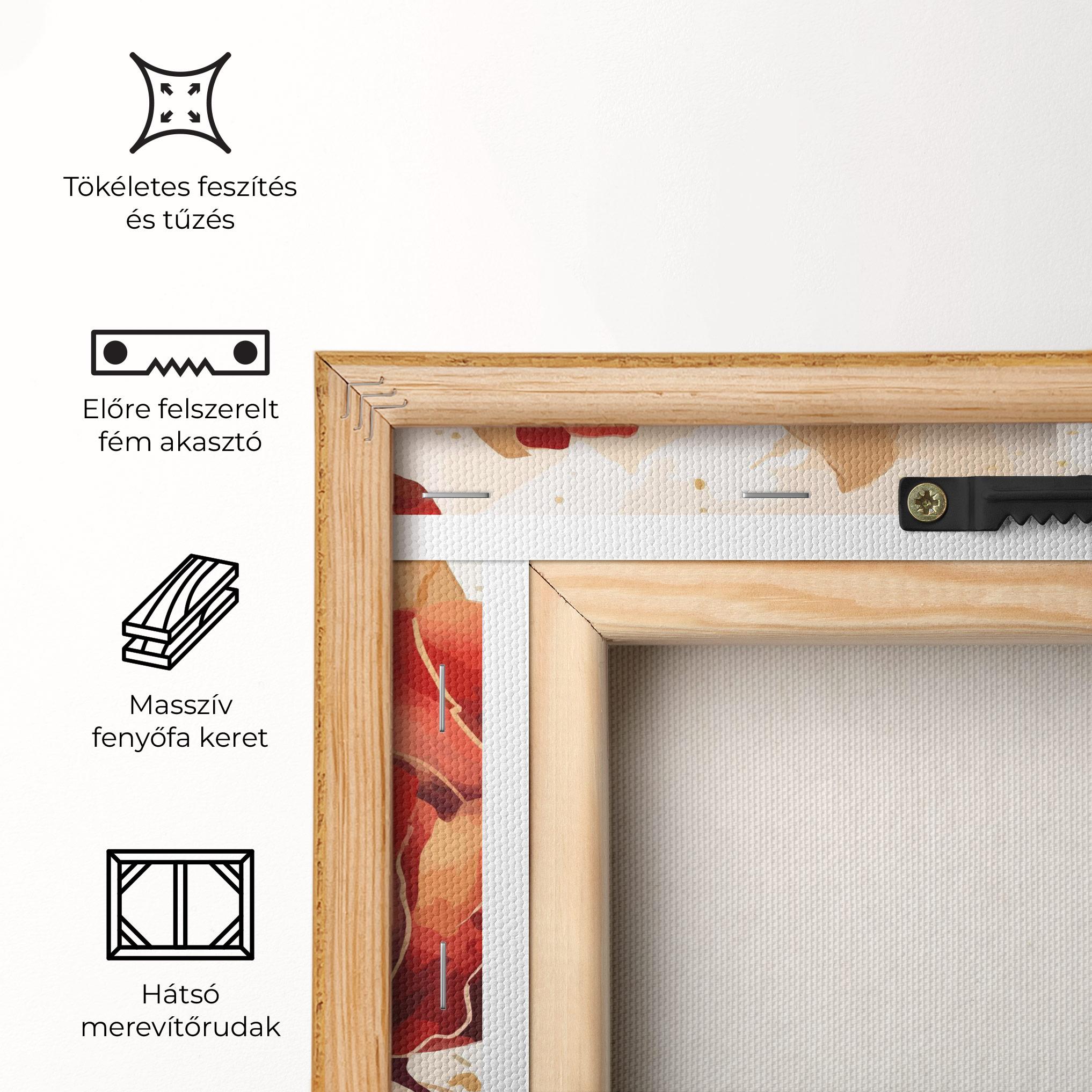 Vászonkép Red Wild Gold mockup 5
