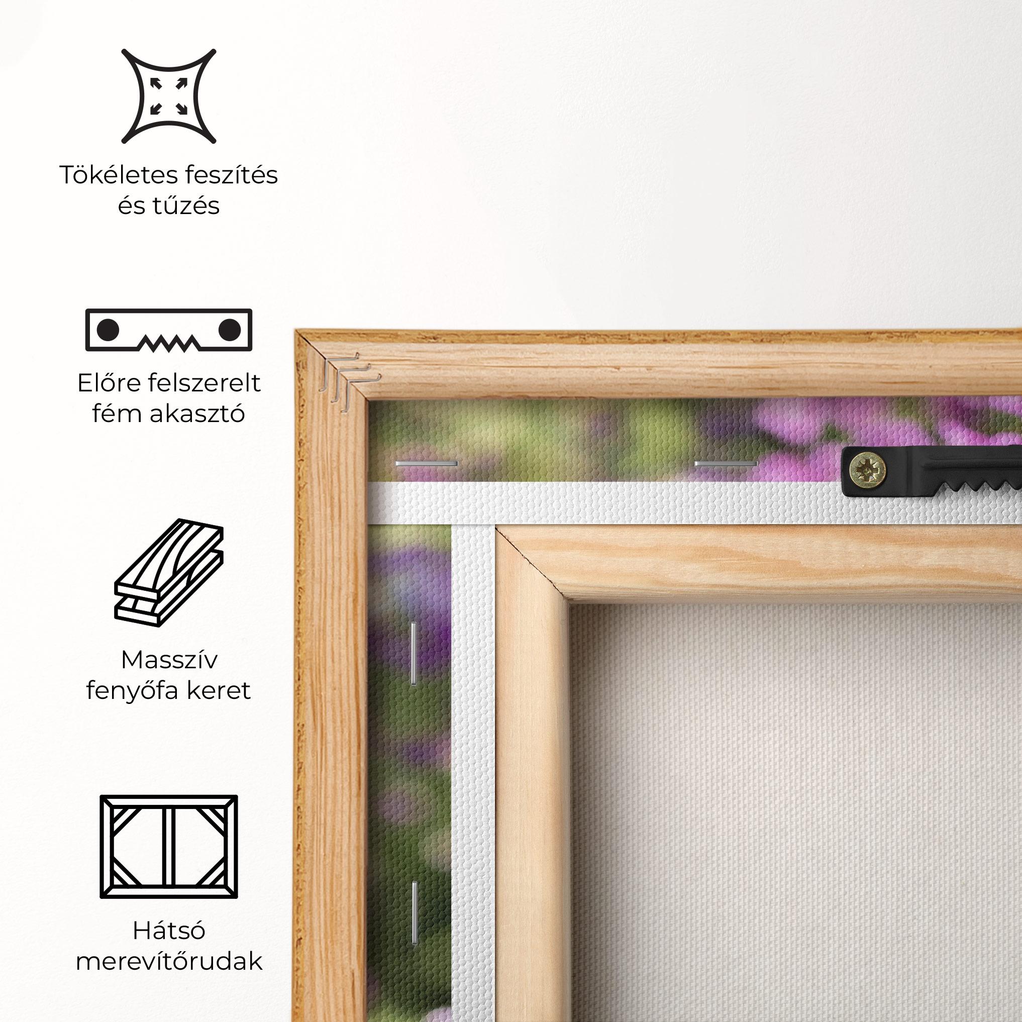 Vászonkép Wild Purple Field mockup 5