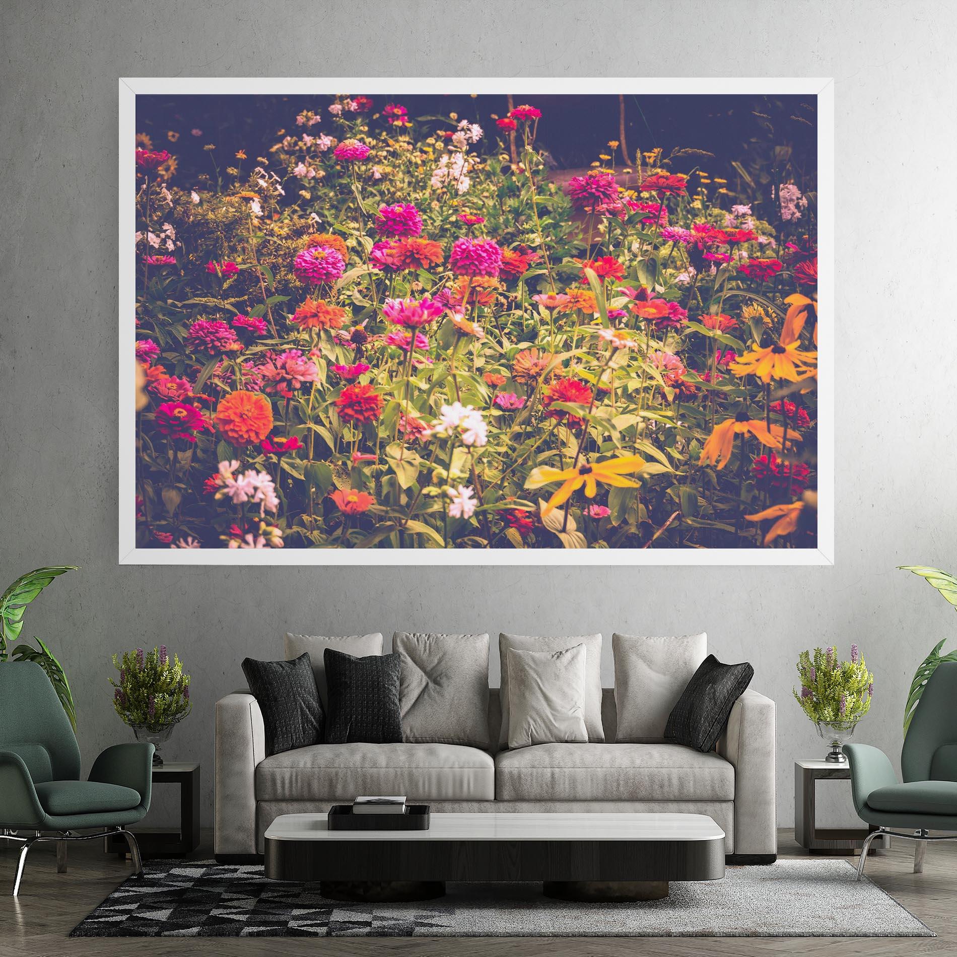 Vászonkép Colorful Wild Field mockup 7