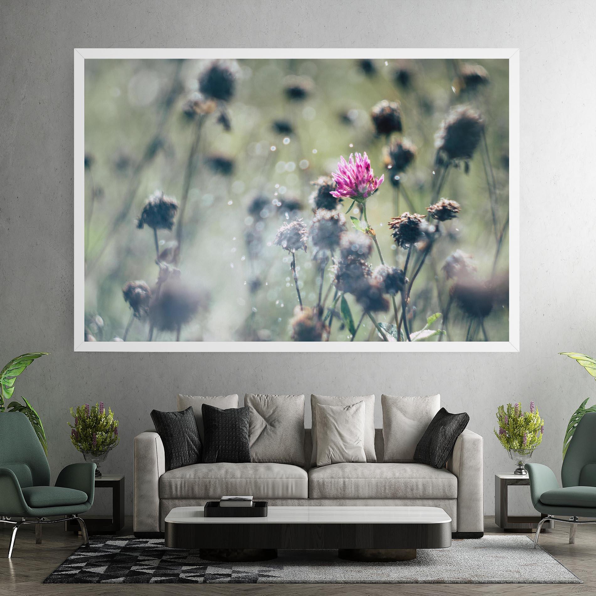 Vászonkép Dreamy Purple Flower mockup 7