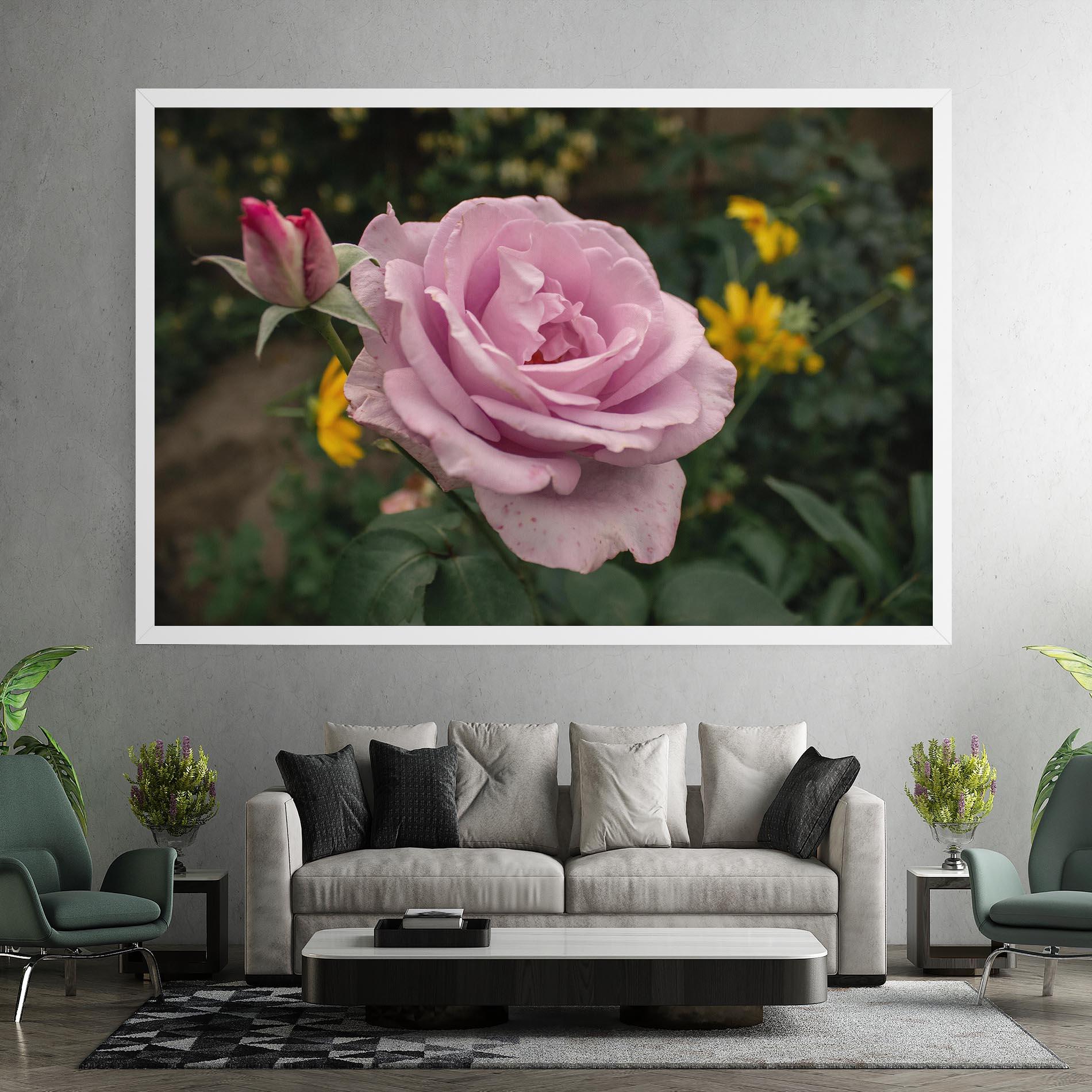 Vászonkép Garden Pink Rose mockup 7