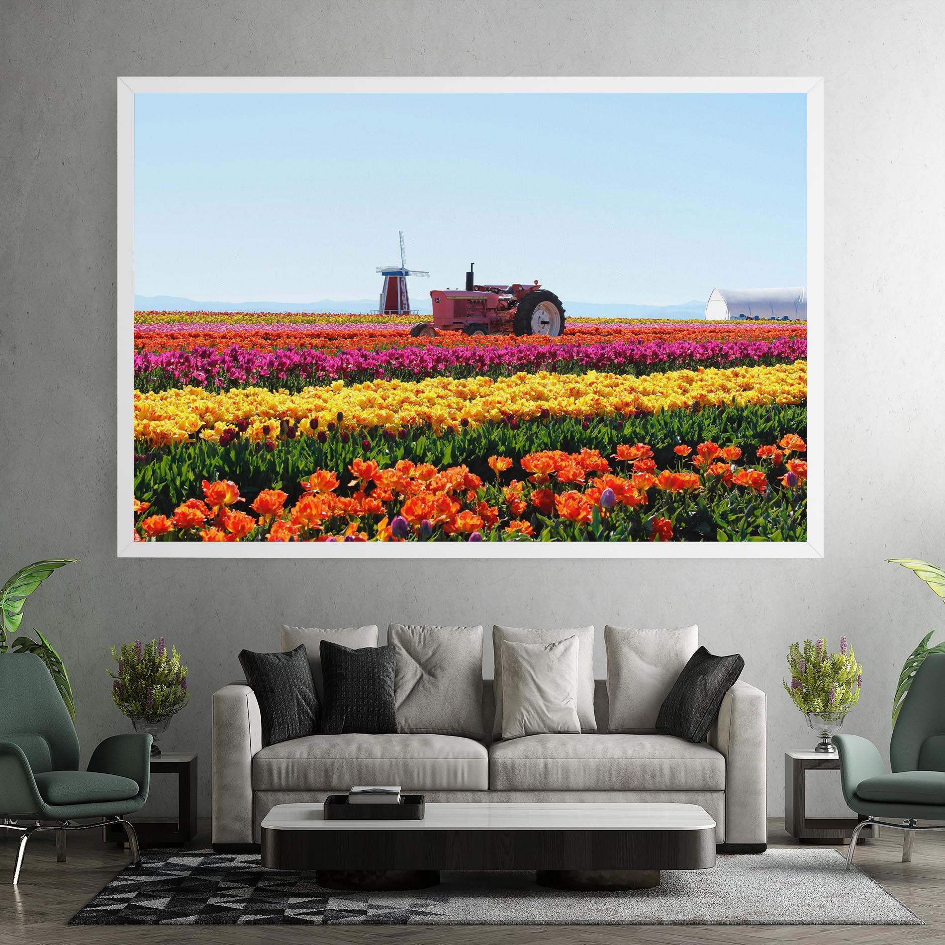 Vászonkép Working Wild Field mockup 7