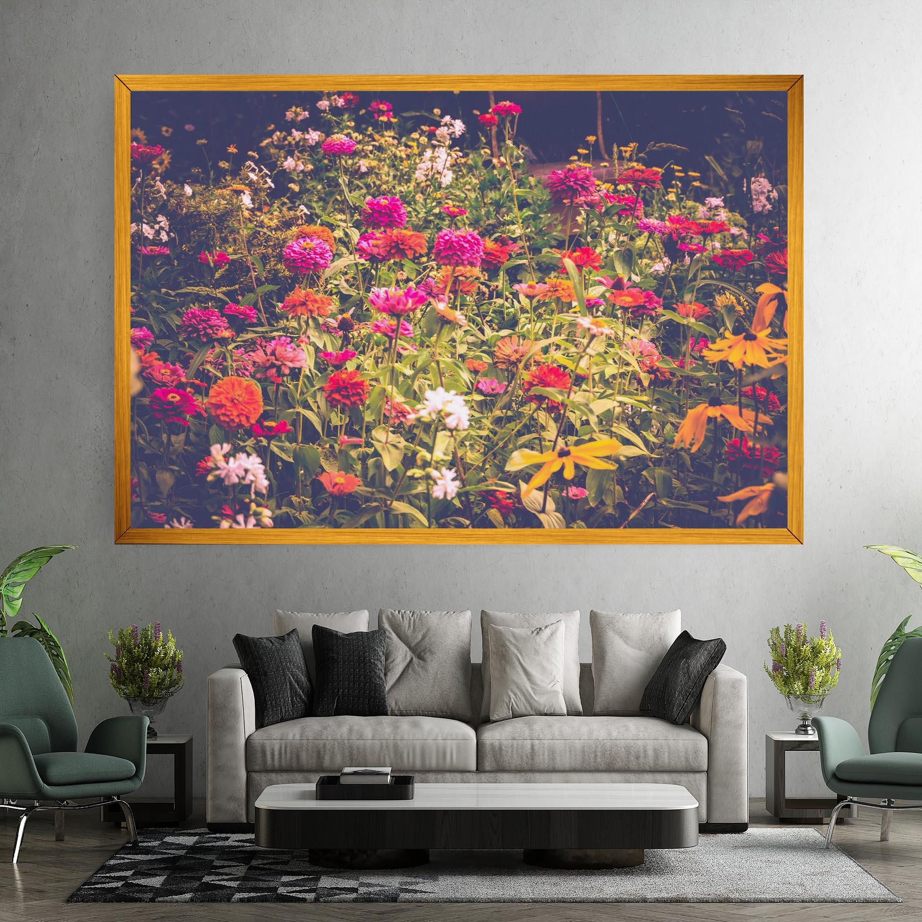 Vászonkép Colorful Wild Field mockup 7