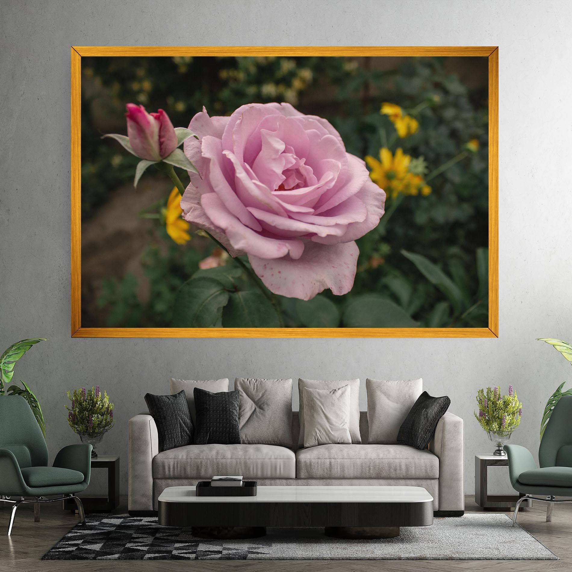 Vászonkép Garden Pink Rose mockup 7