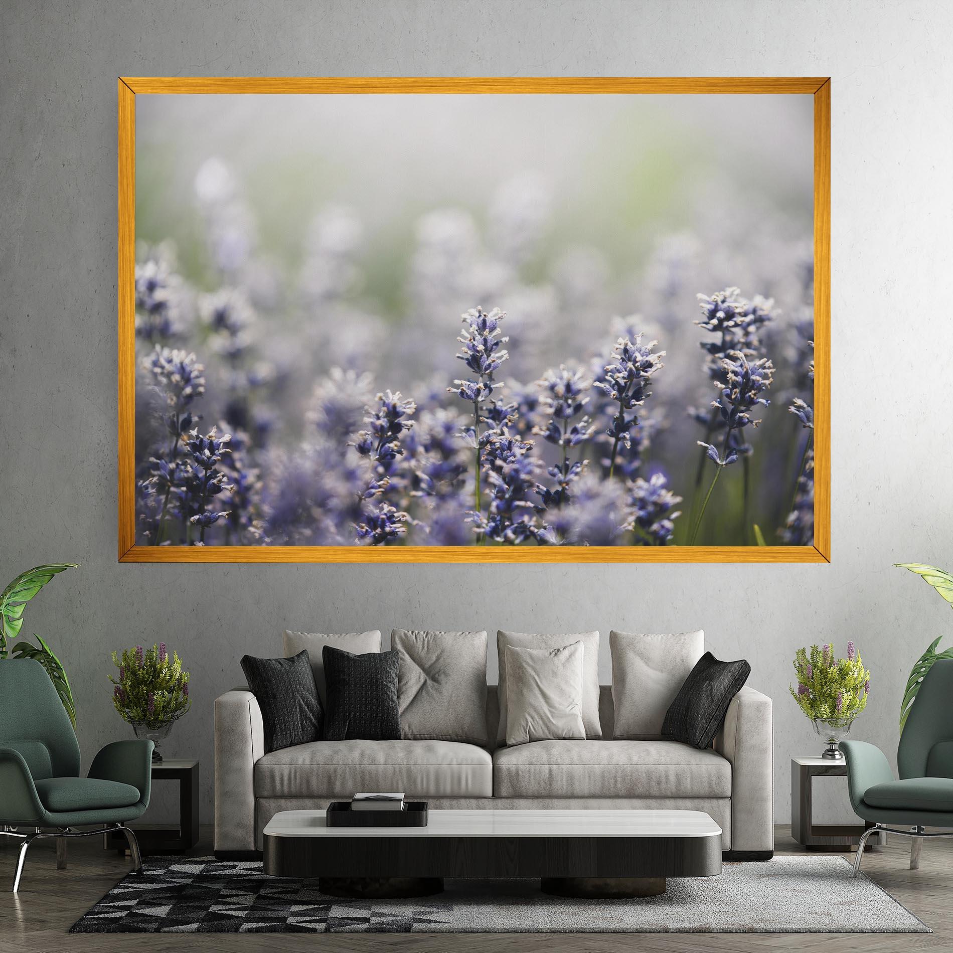 Vászonkép White Purple Wild mockup 7