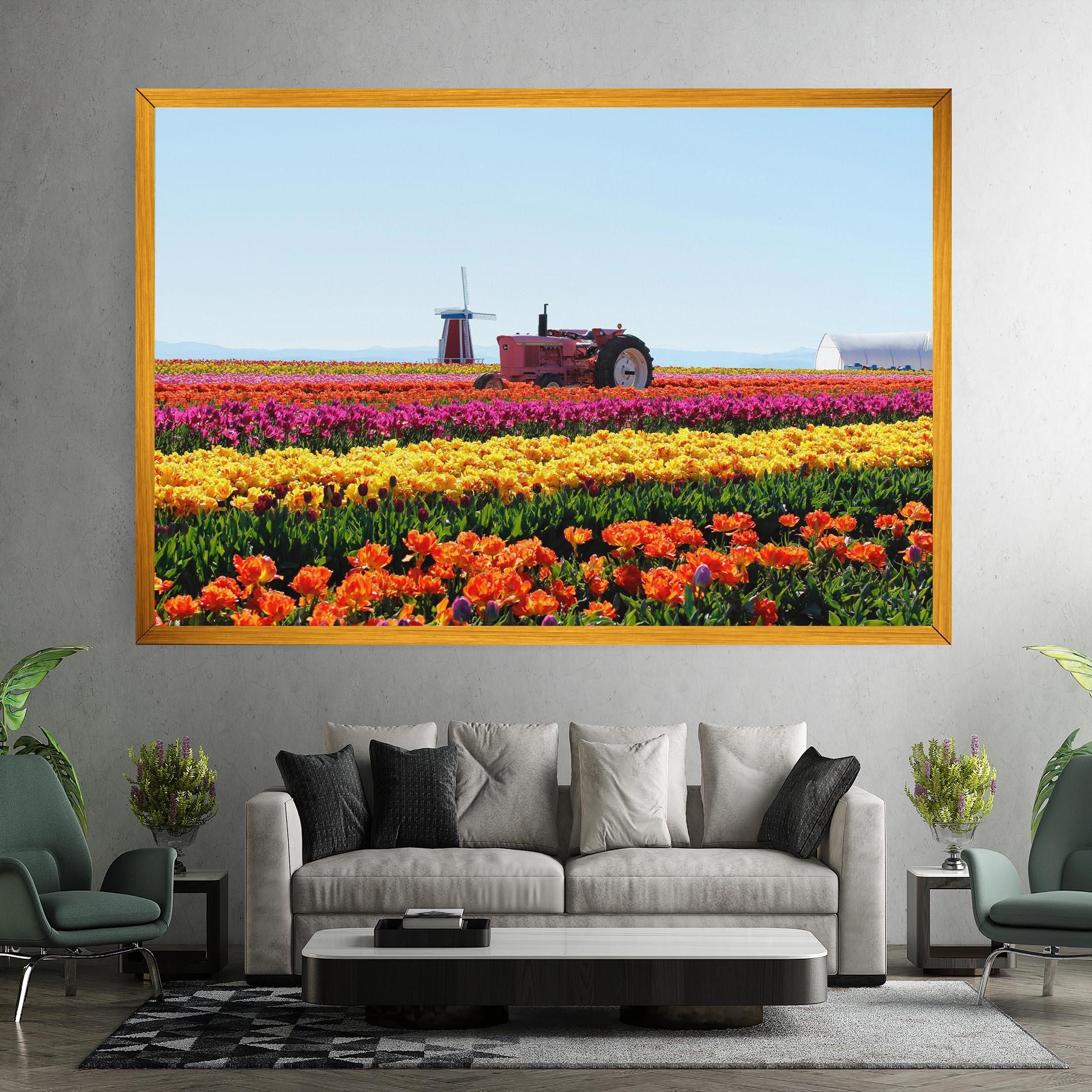 Vászonkép Working Wild Field mockup 7