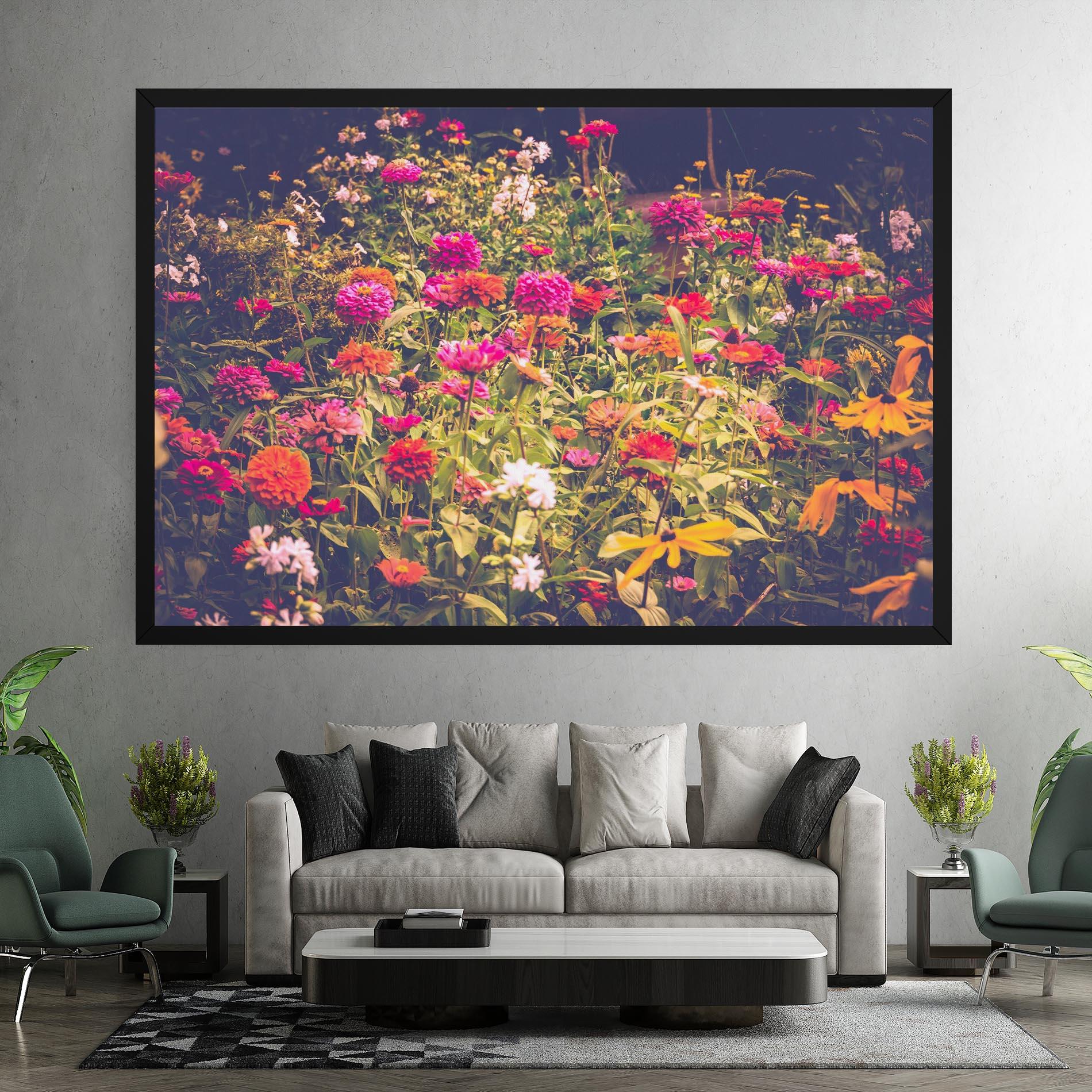 Vászonkép Colorful Wild Field mockup 7