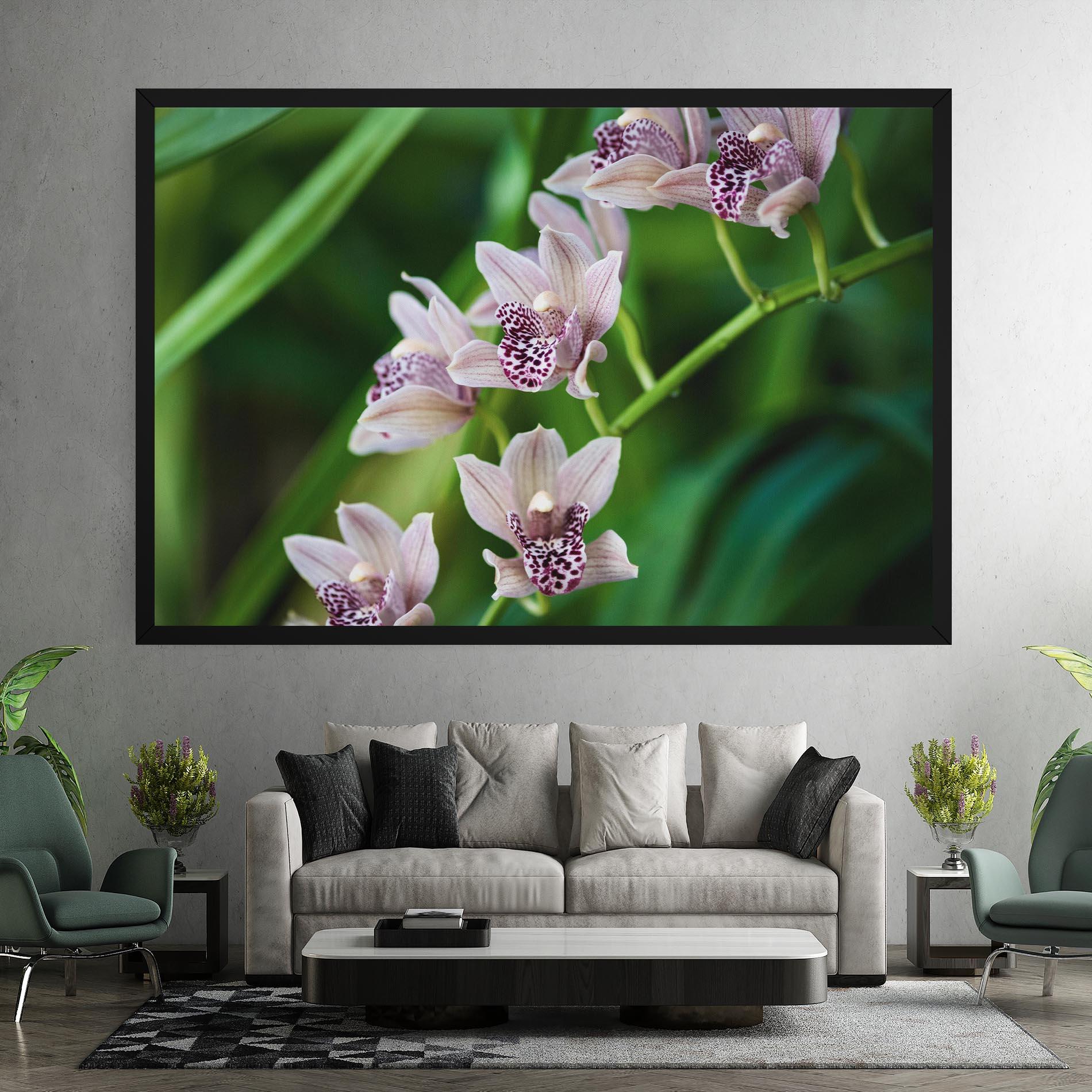 Vászonkép Cymbidium Orchid mockup 7