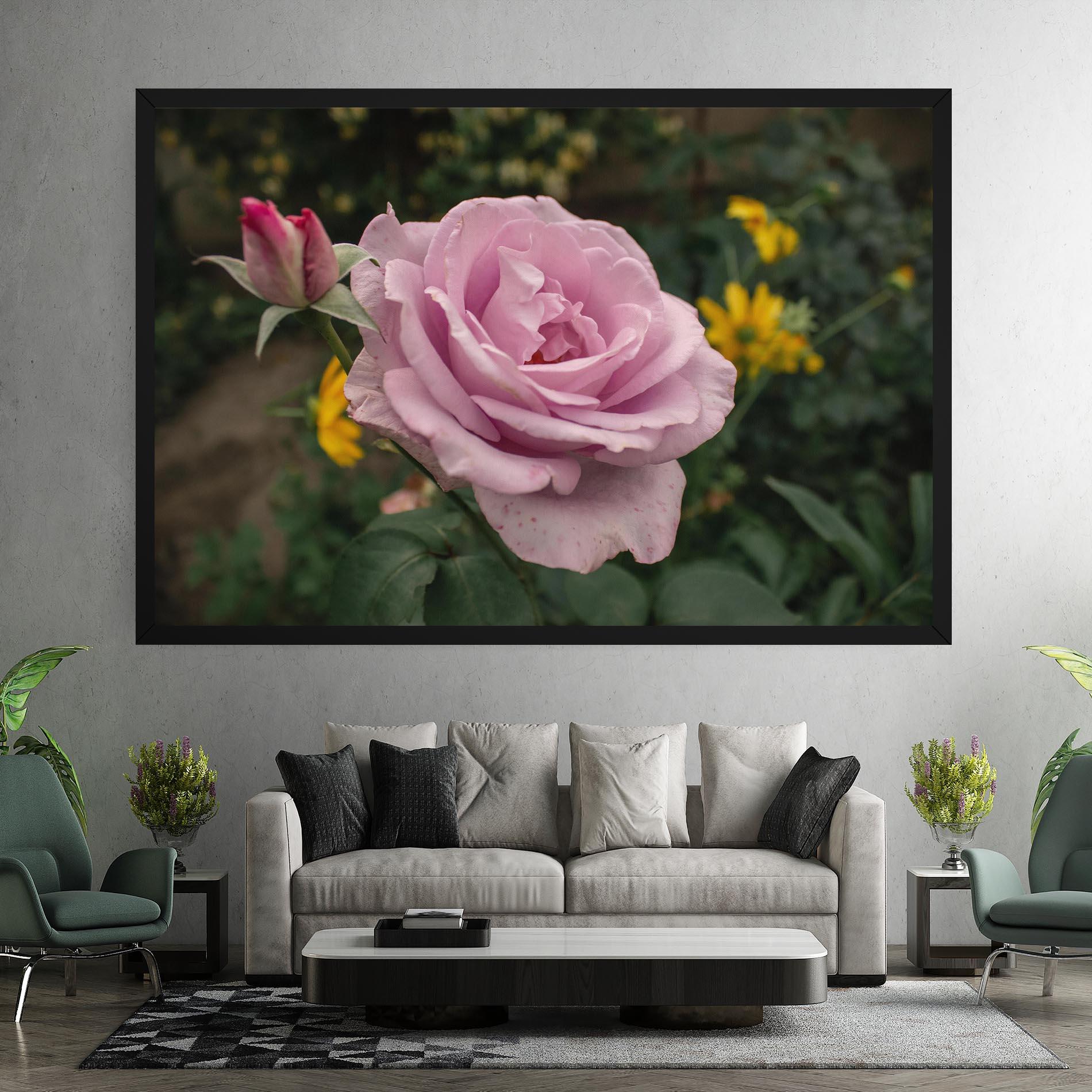 Vászonkép Garden Pink Rose mockup 7