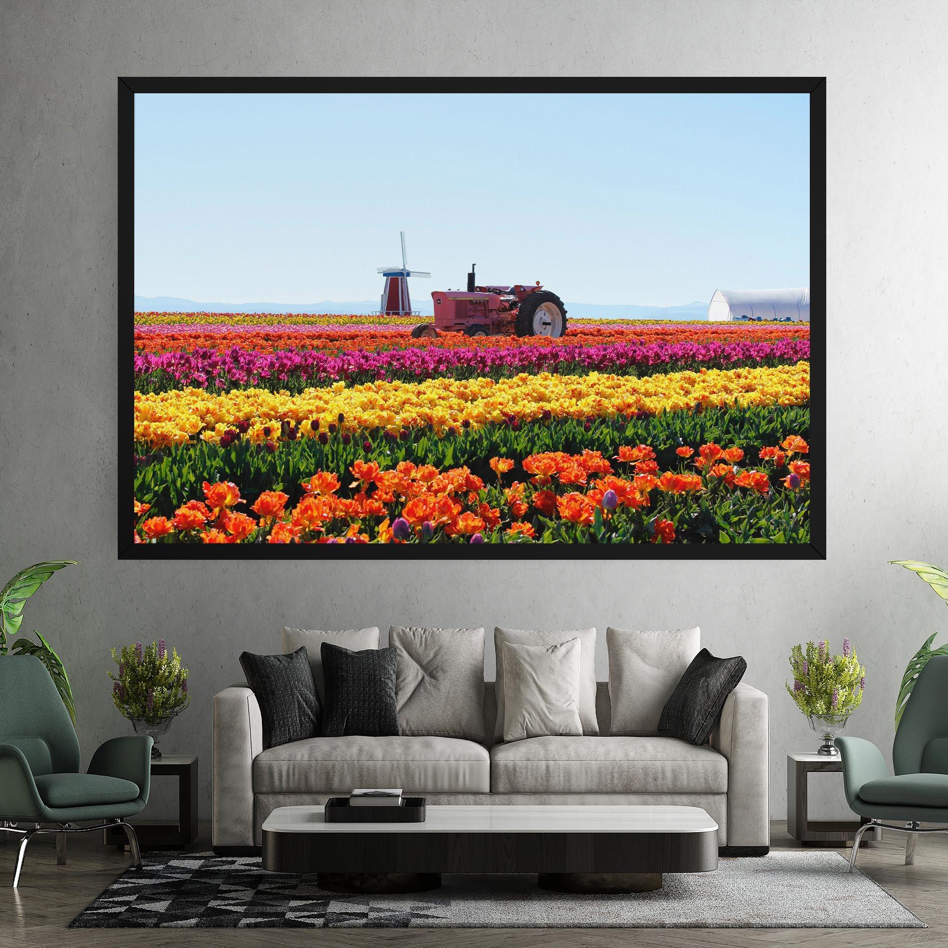 Vászonkép Working Wild Field mockup 7