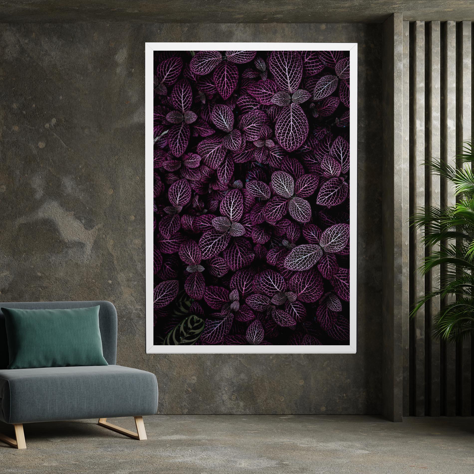 Vászonkép Purple Leaves mockup 7
