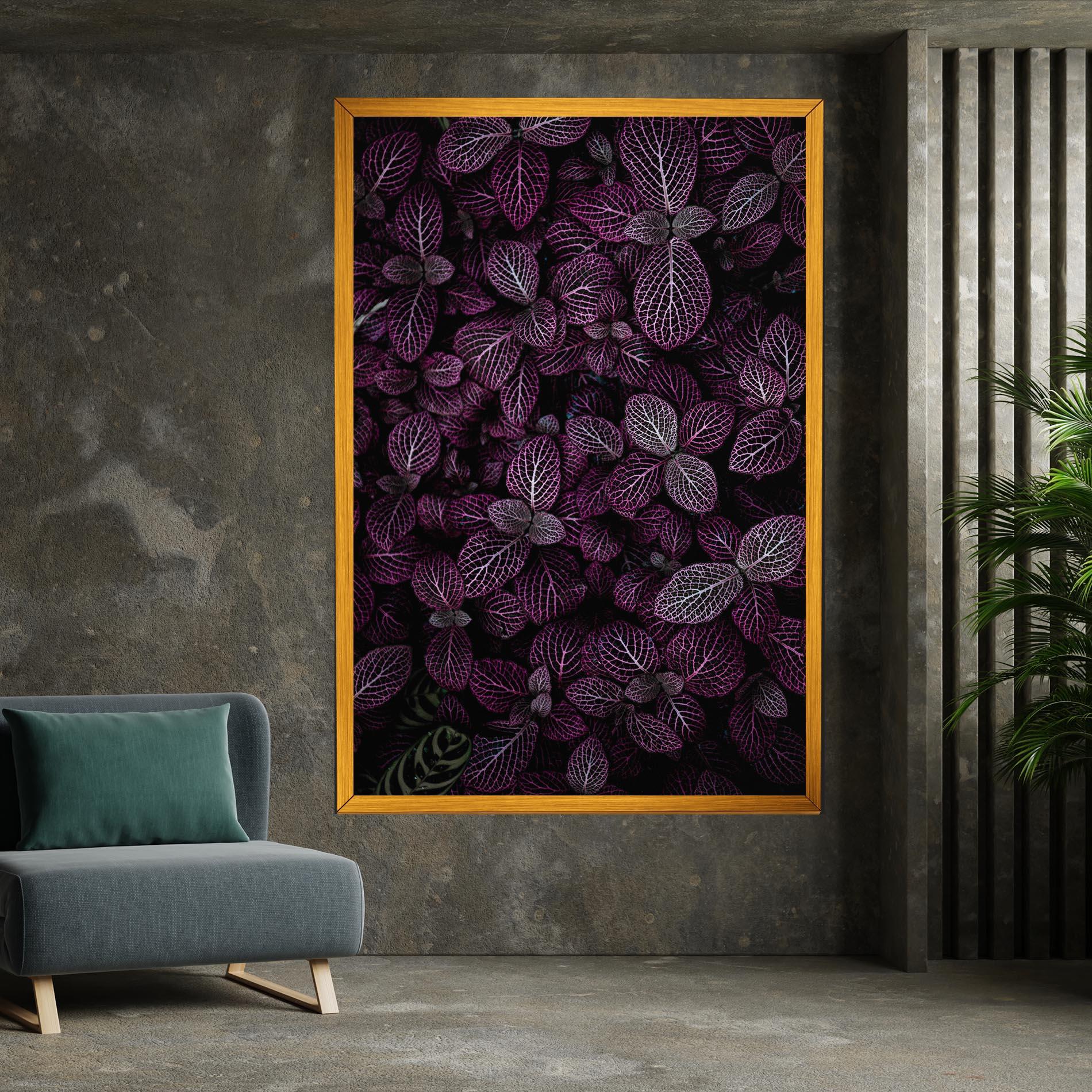 Vászonkép Purple Leaves mockup 7