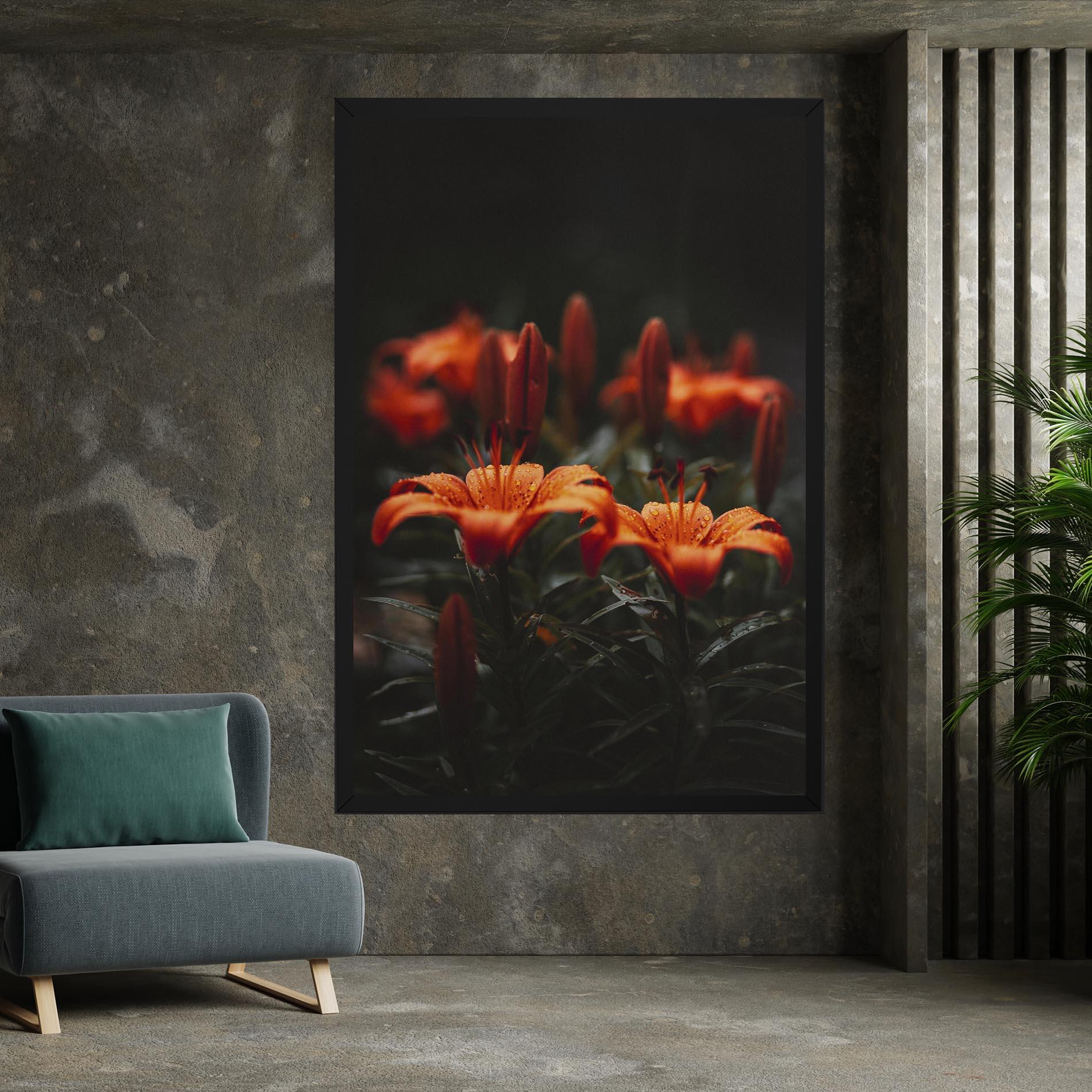 Vászonkép Dreamy Wild Flower mockup 7