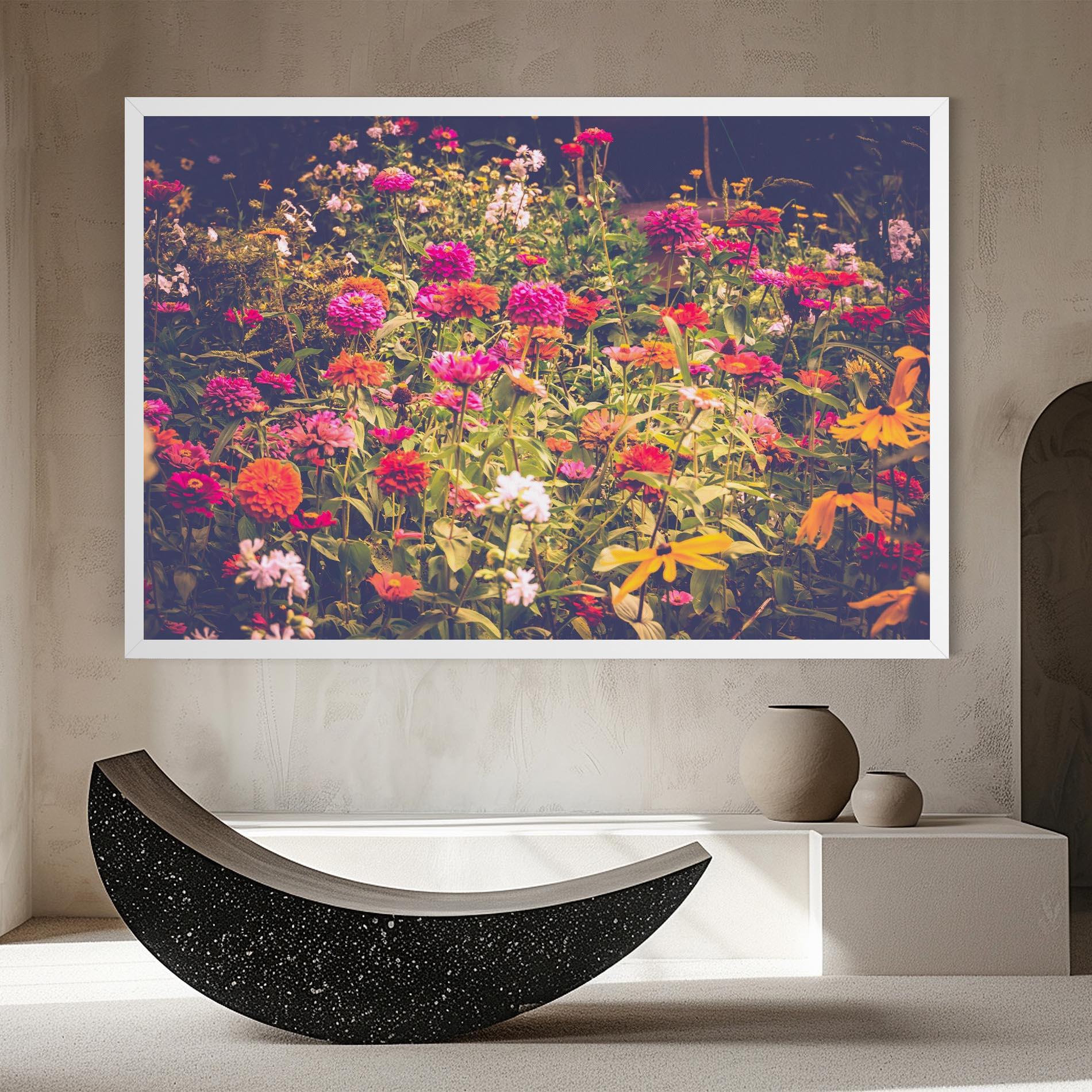 Vászonkép Colorful Wild Field mockup 8