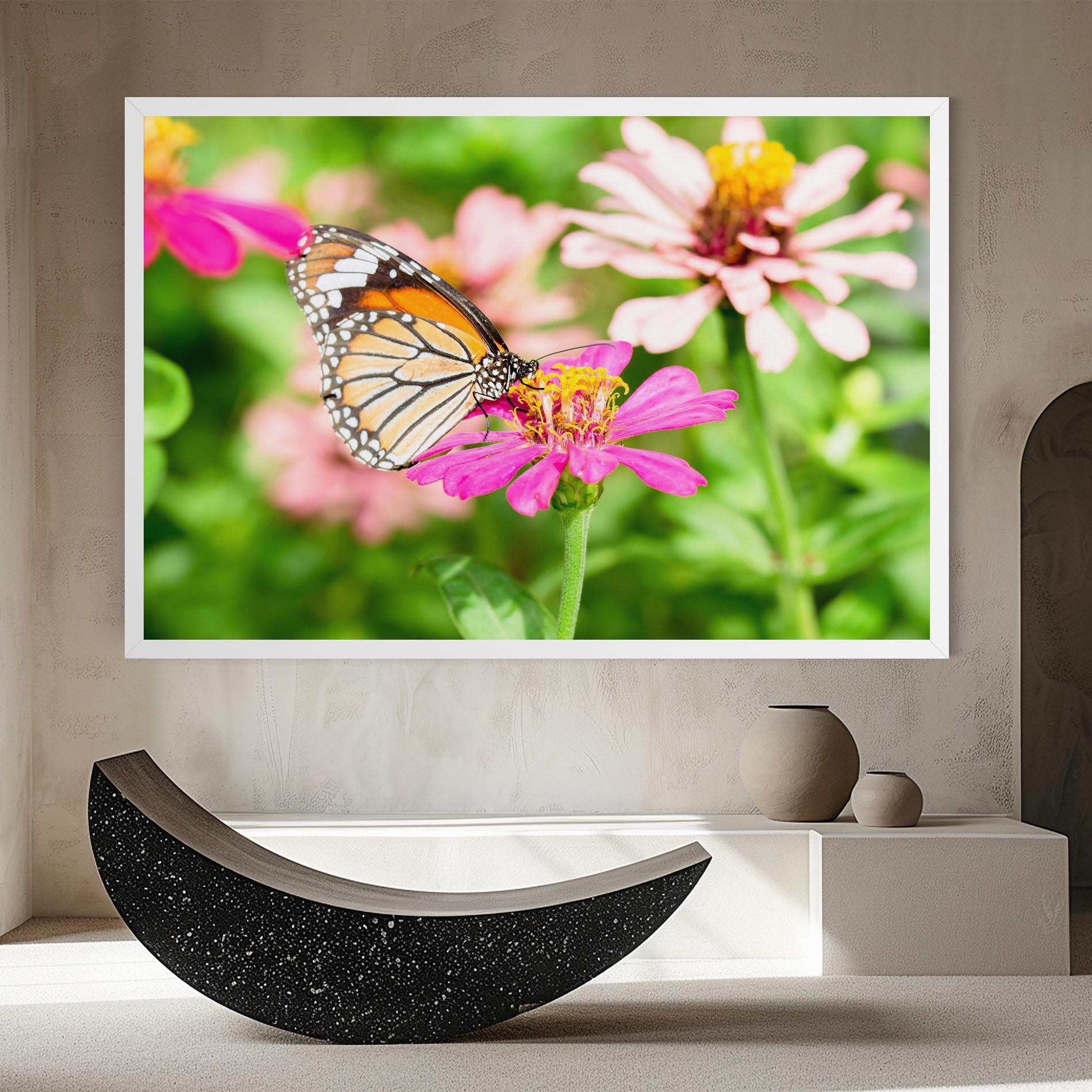 Vászonkép Daylight Butterfly mockup 8