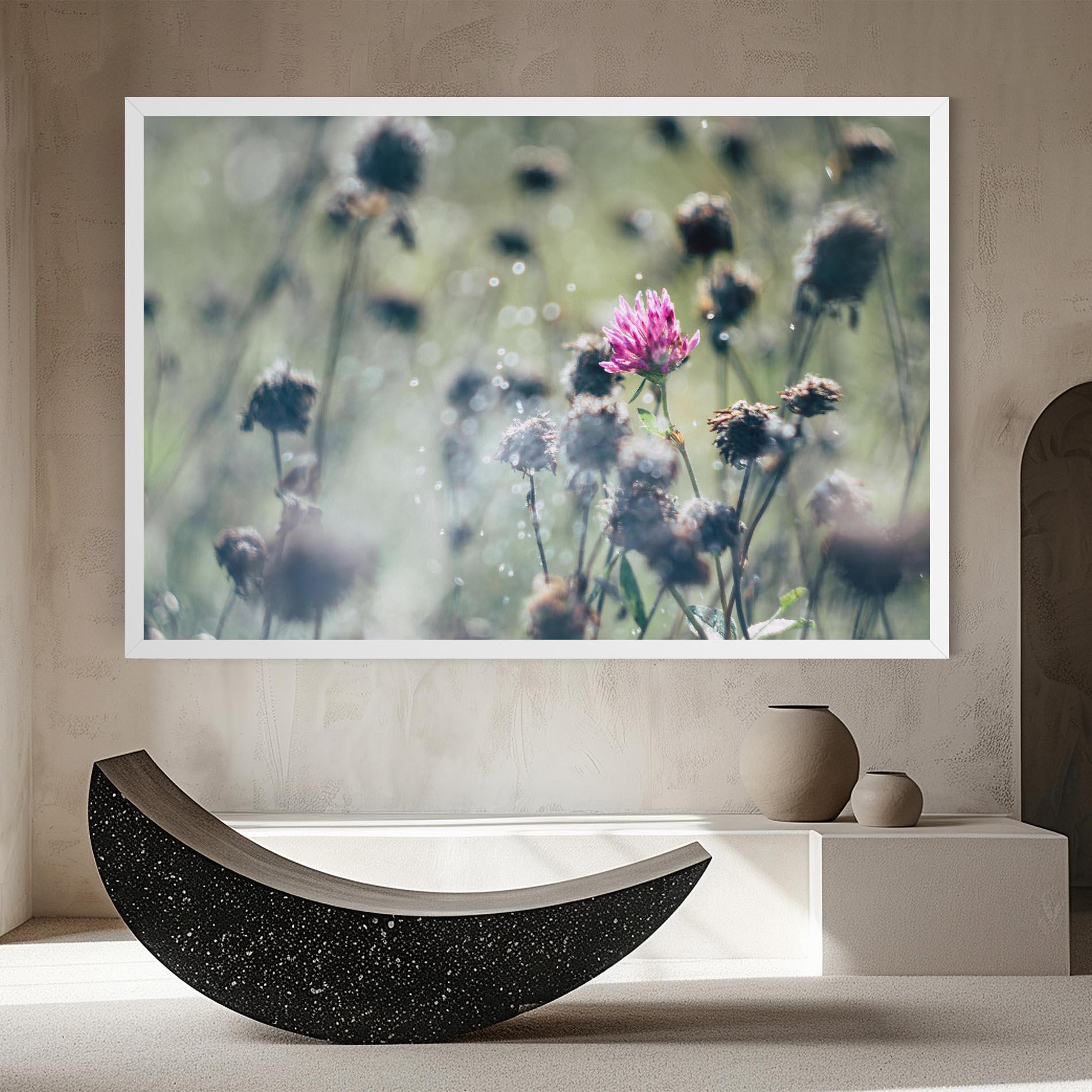 Vászonkép Dreamy Purple Flower mockup 8