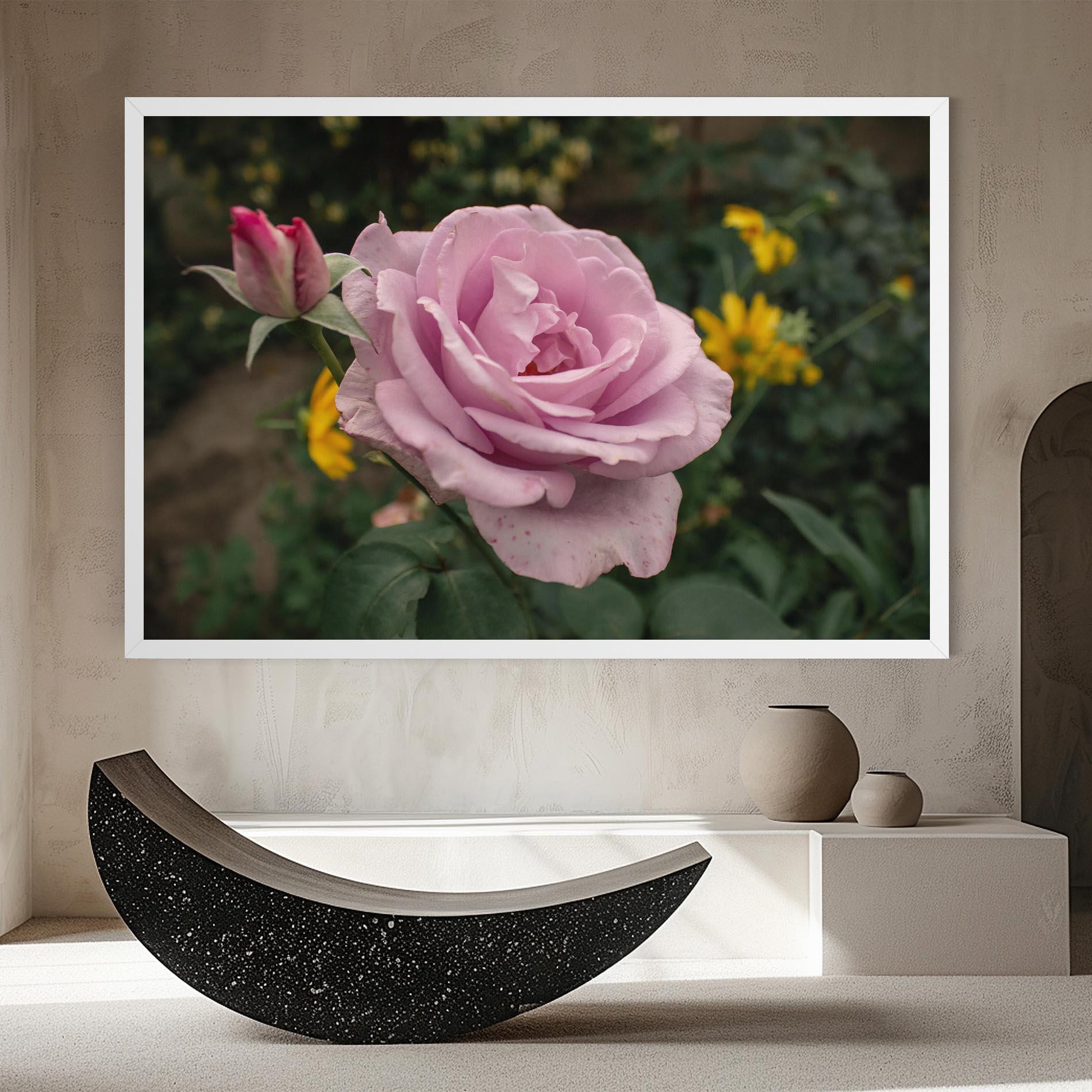 Vászonkép Garden Pink Rose mockup 8