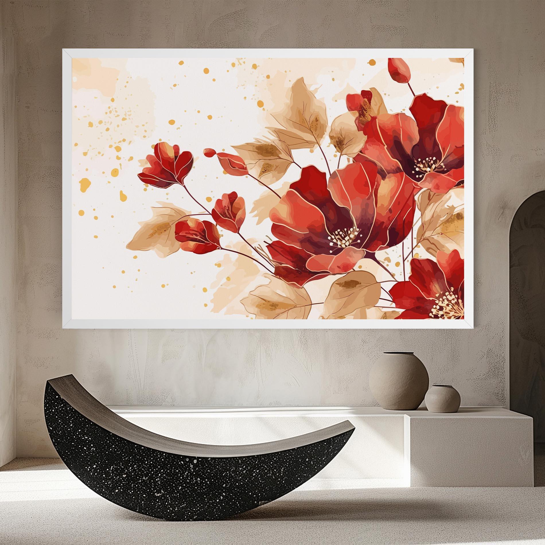 Vászonkép Red Wild Gold mockup 8