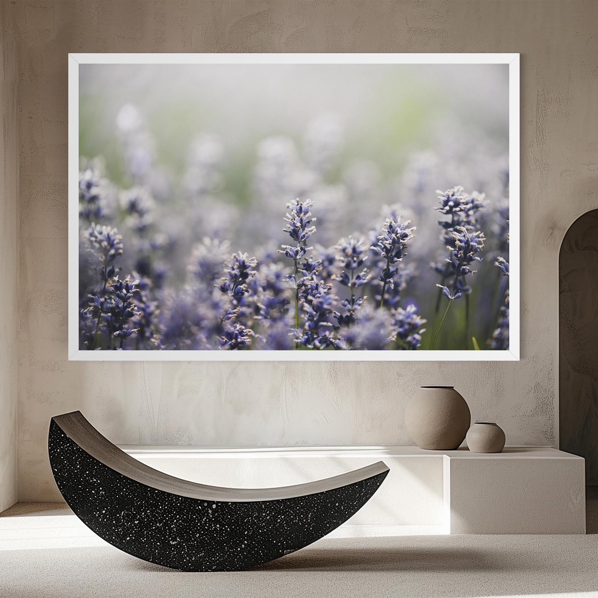 Vászonkép White Purple Wild mockup 8