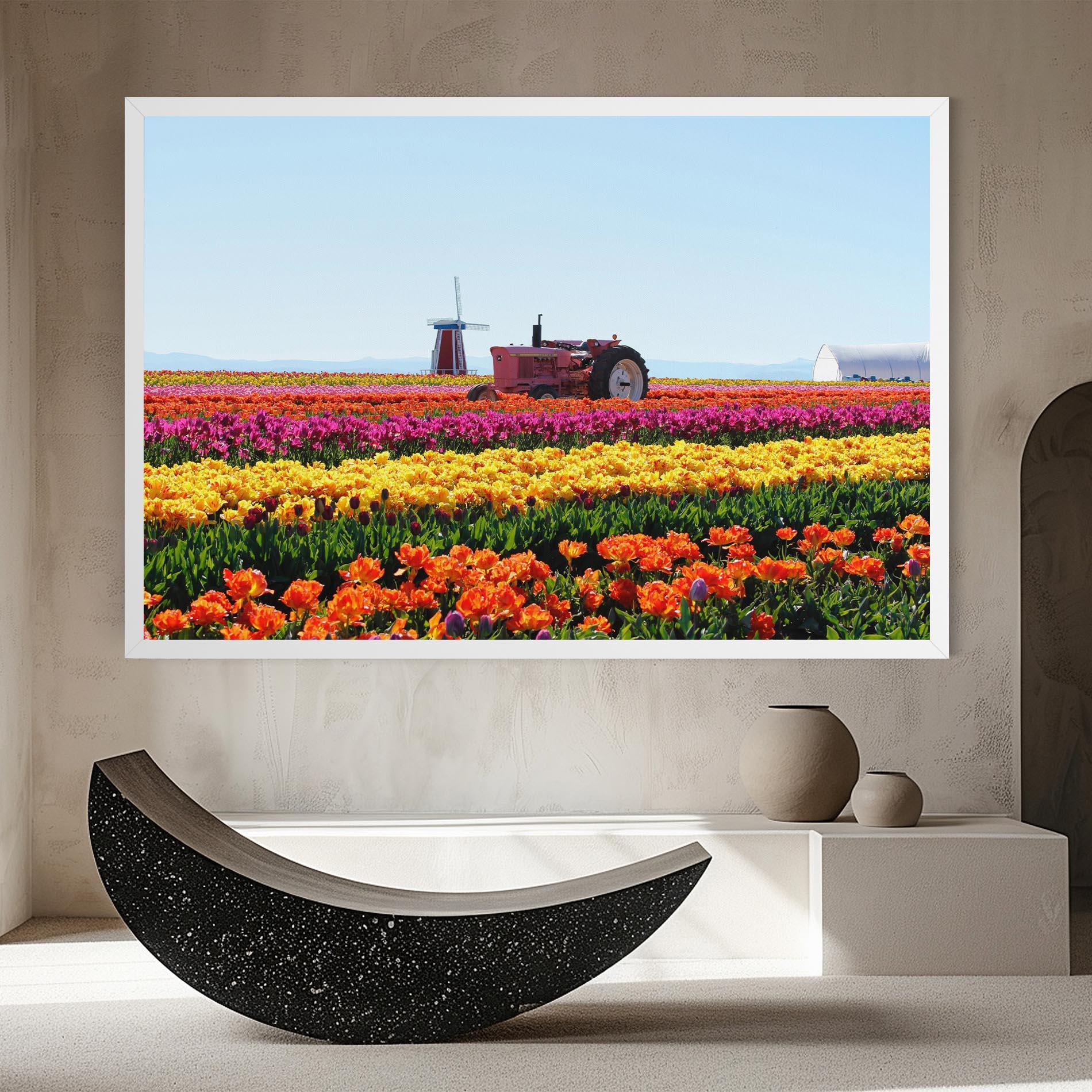 Vászonkép Working Wild Field mockup 8