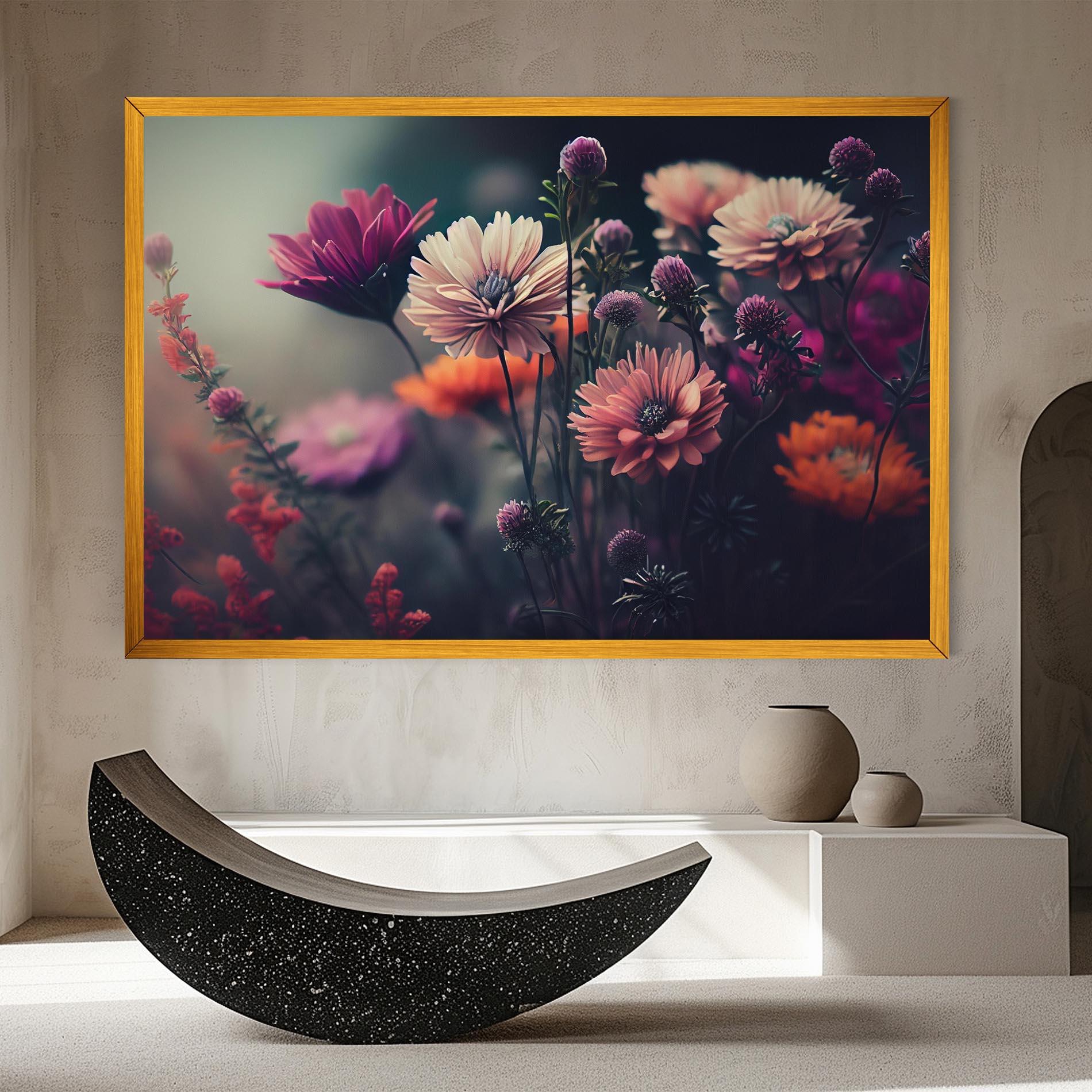 Vászonkép Beautiful Flower Garden mockup 8