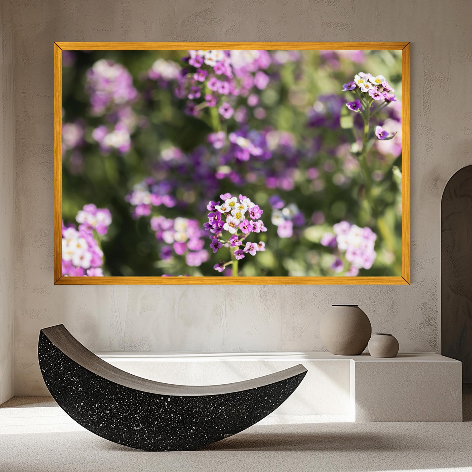 Vászonkép Wild Purple Field mockup 8