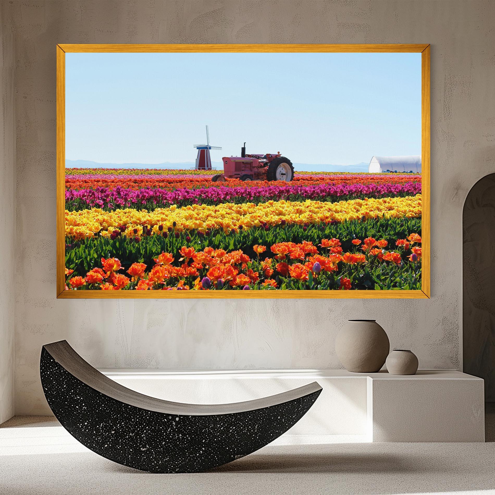 Vászonkép Working Wild Field mockup 8