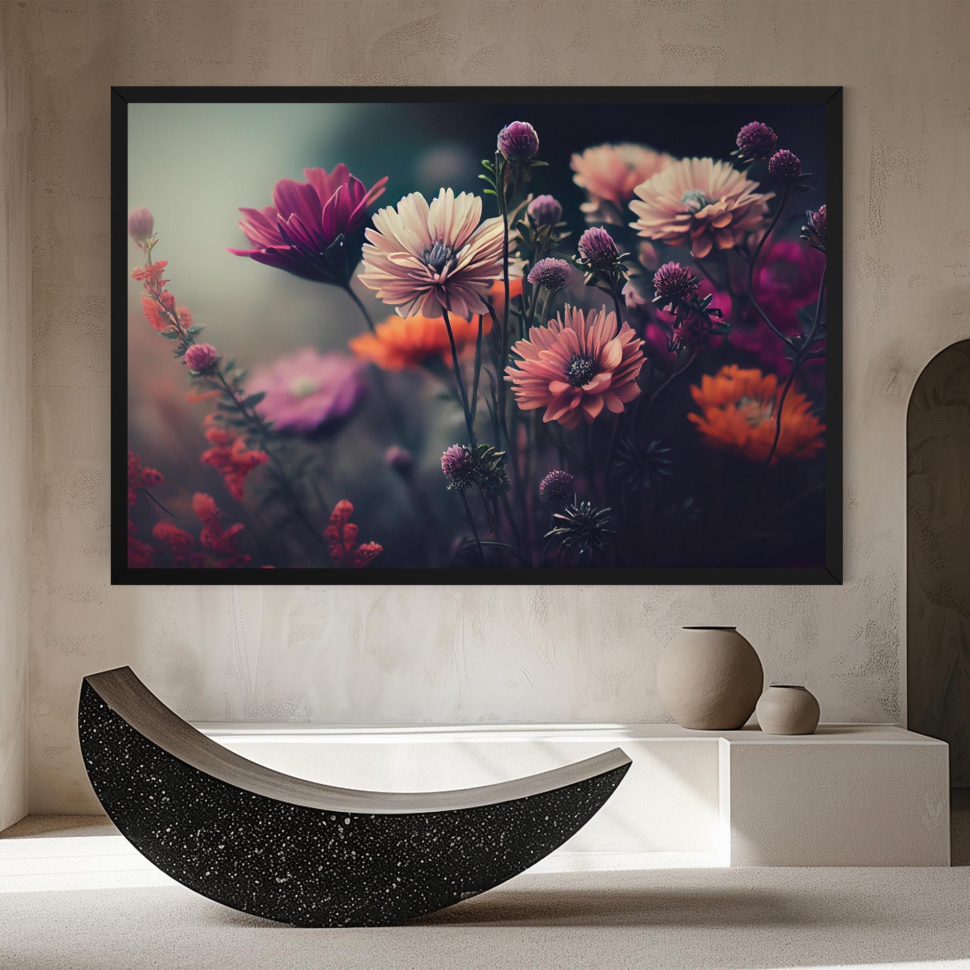 Vászonkép Beautiful Flower Garden mockup 8