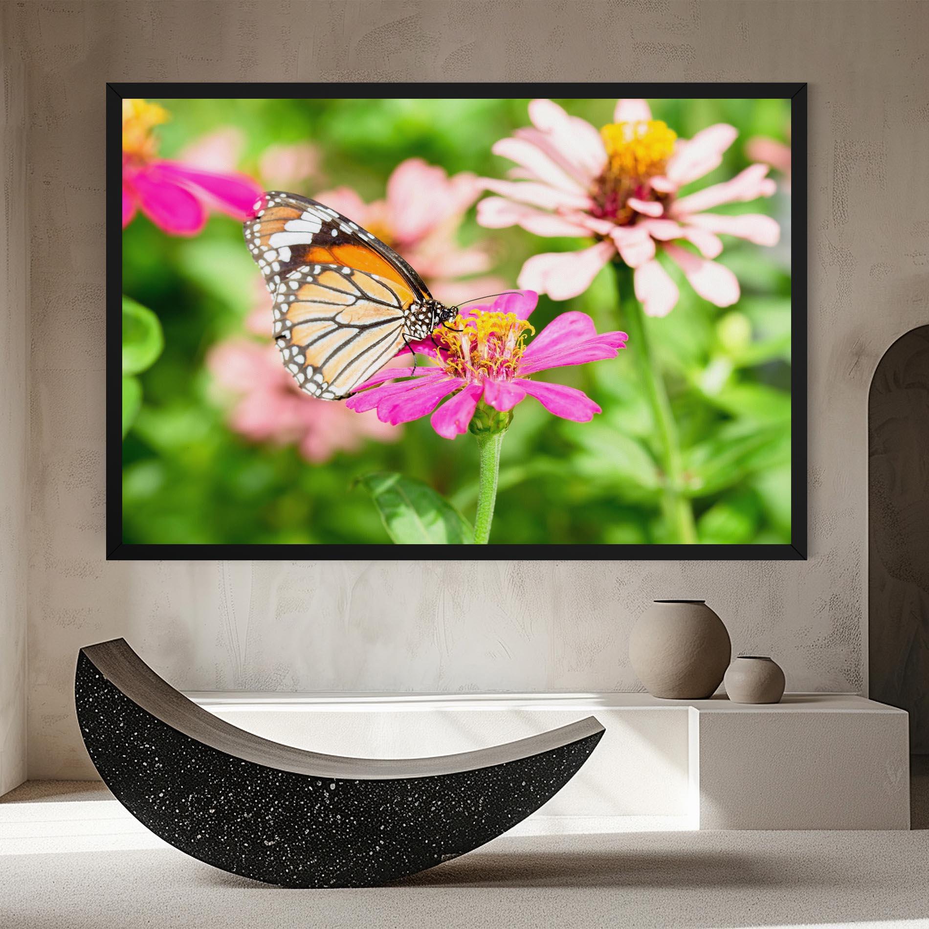 Vászonkép Daylight Butterfly mockup 8