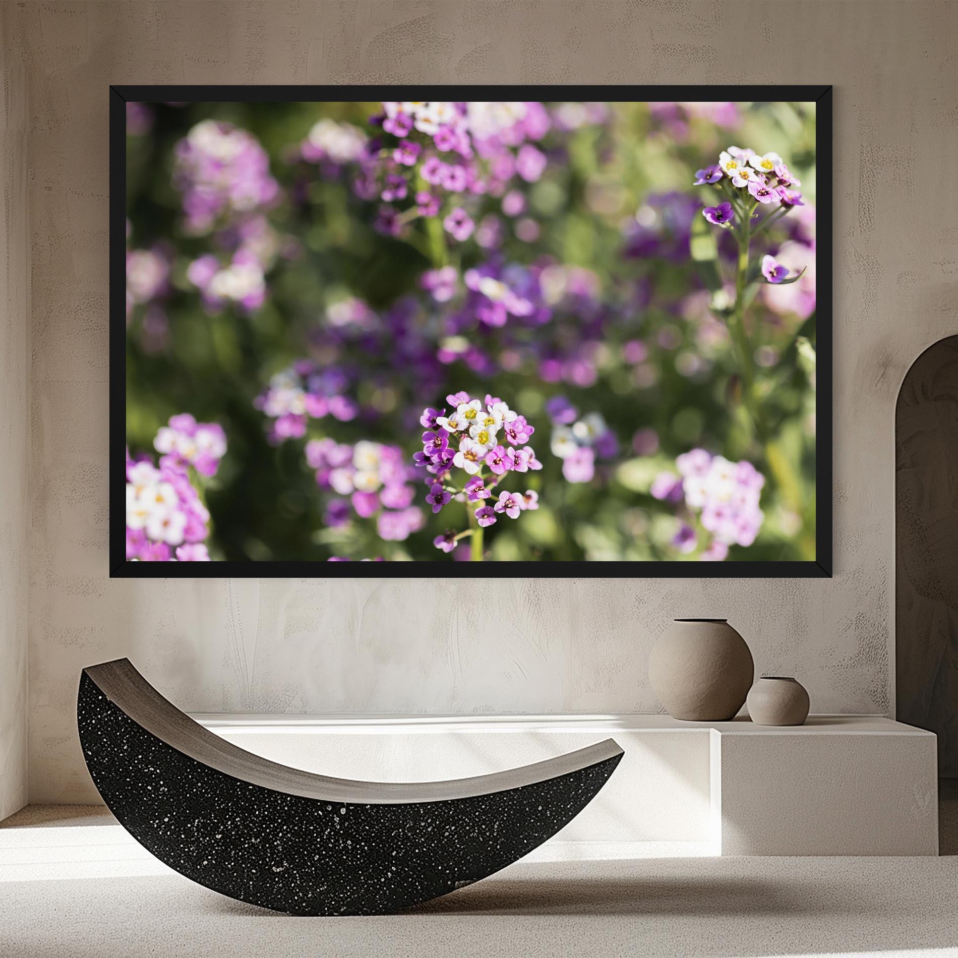 Vászonkép Wild Purple Field mockup 8