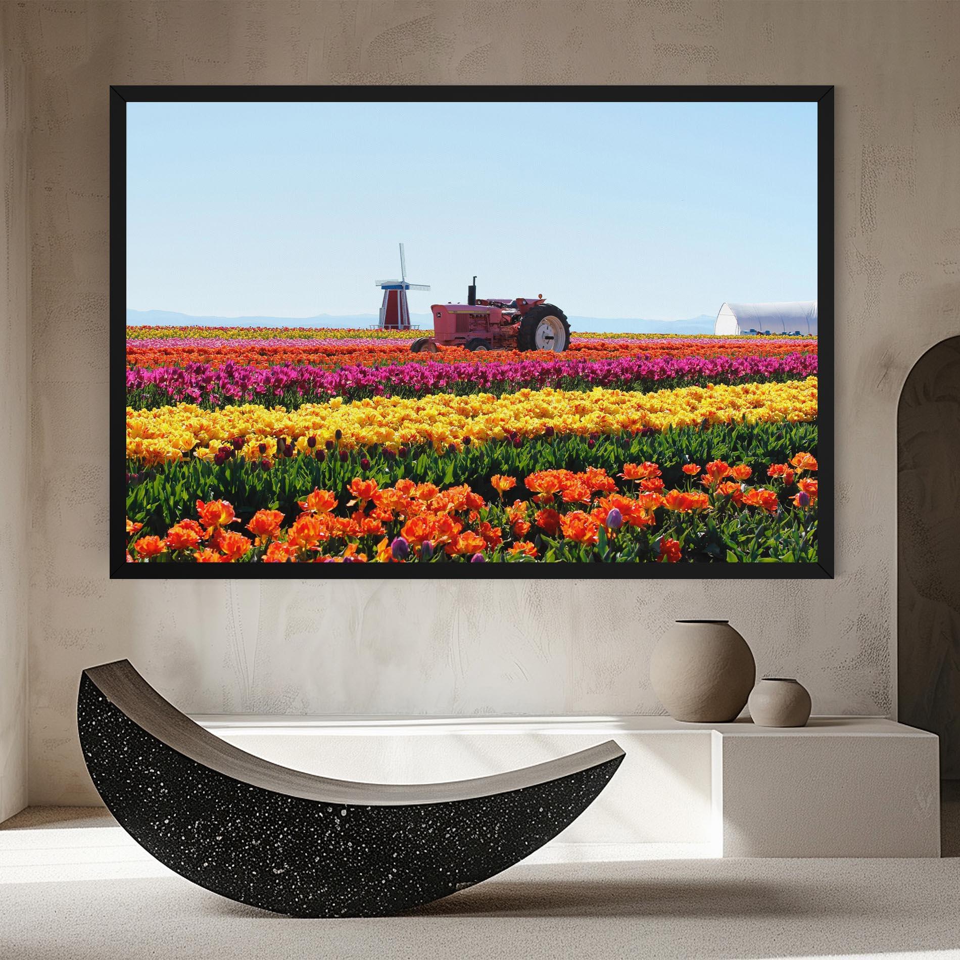 Vászonkép Working Wild Field mockup 8